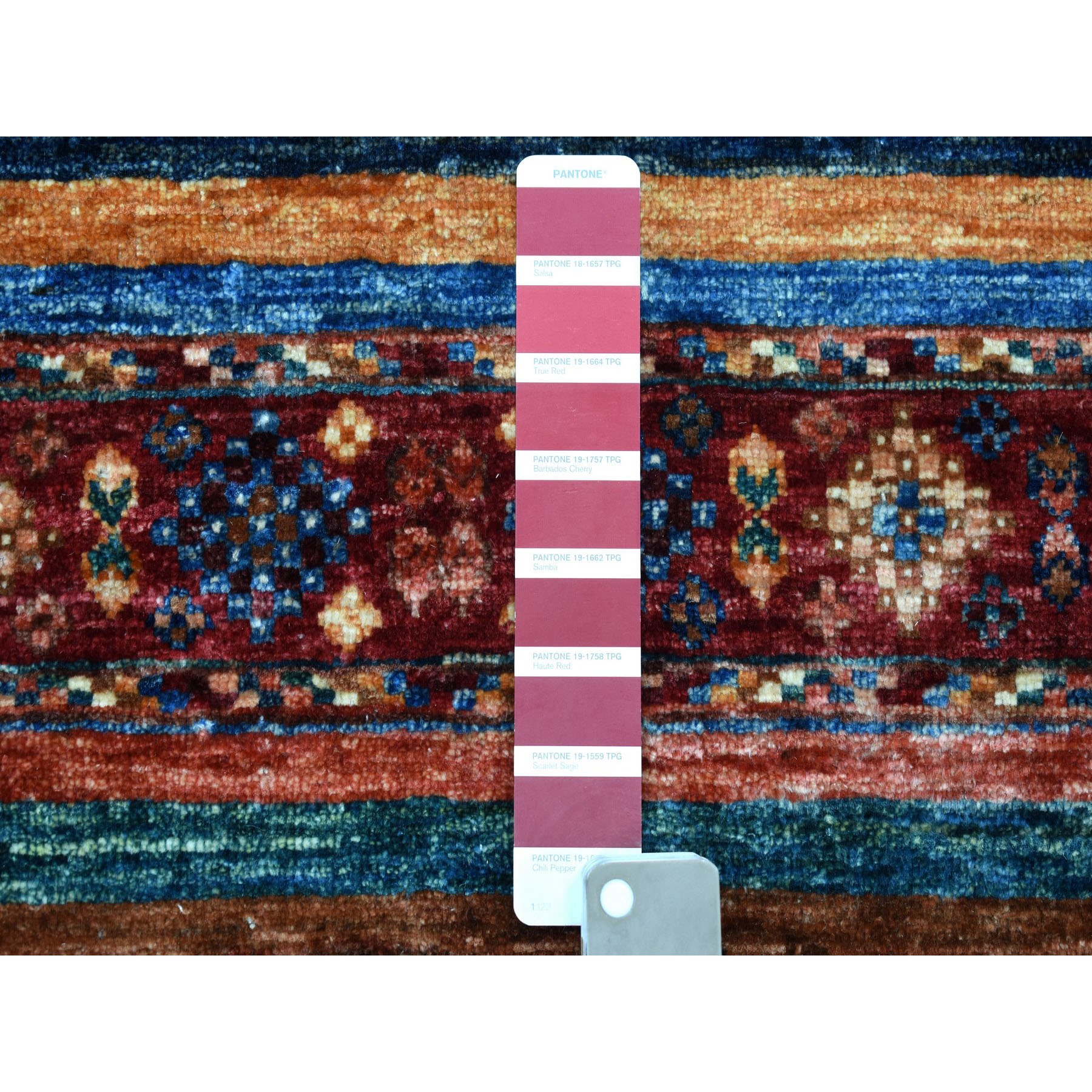 8'1"x10' Khorjin Design Colorful Super Kazak Pure Wool Hand Knotted Oriental Rug
