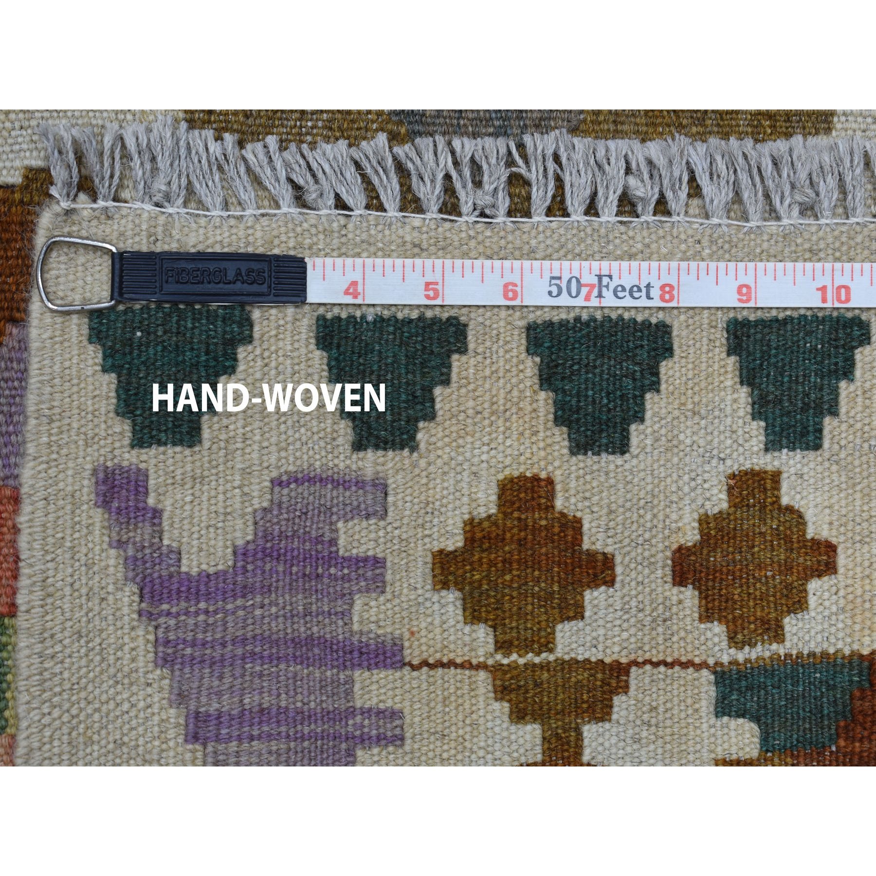 8-5 x11-6  Veggie Dyes Afghan Killim Pure Wool Hand Woven Oriental Rug 