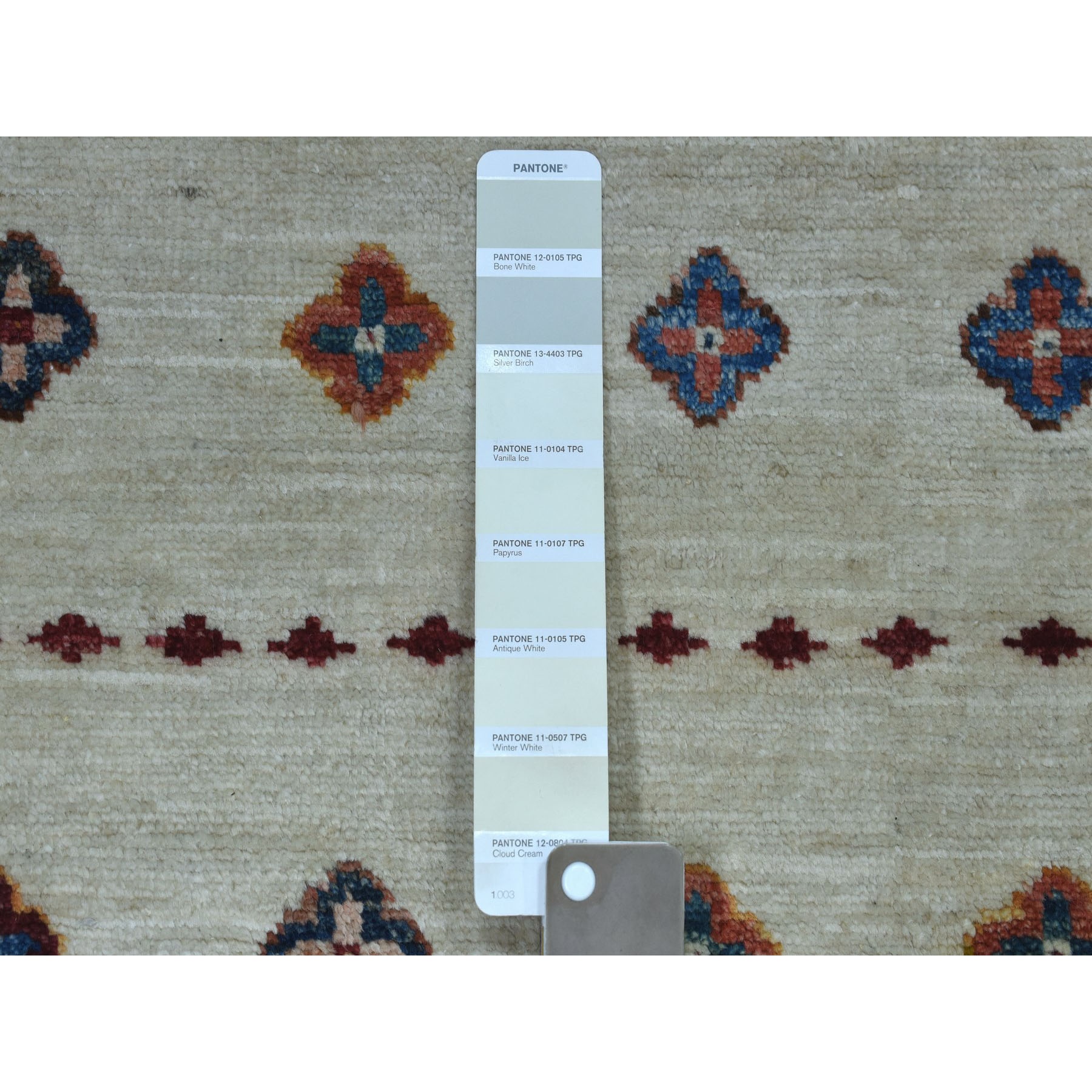 8-8 x12-3  Khorjin Design Ivory Super Kazak Pure Wool Hand Knotted Oriental Rug 