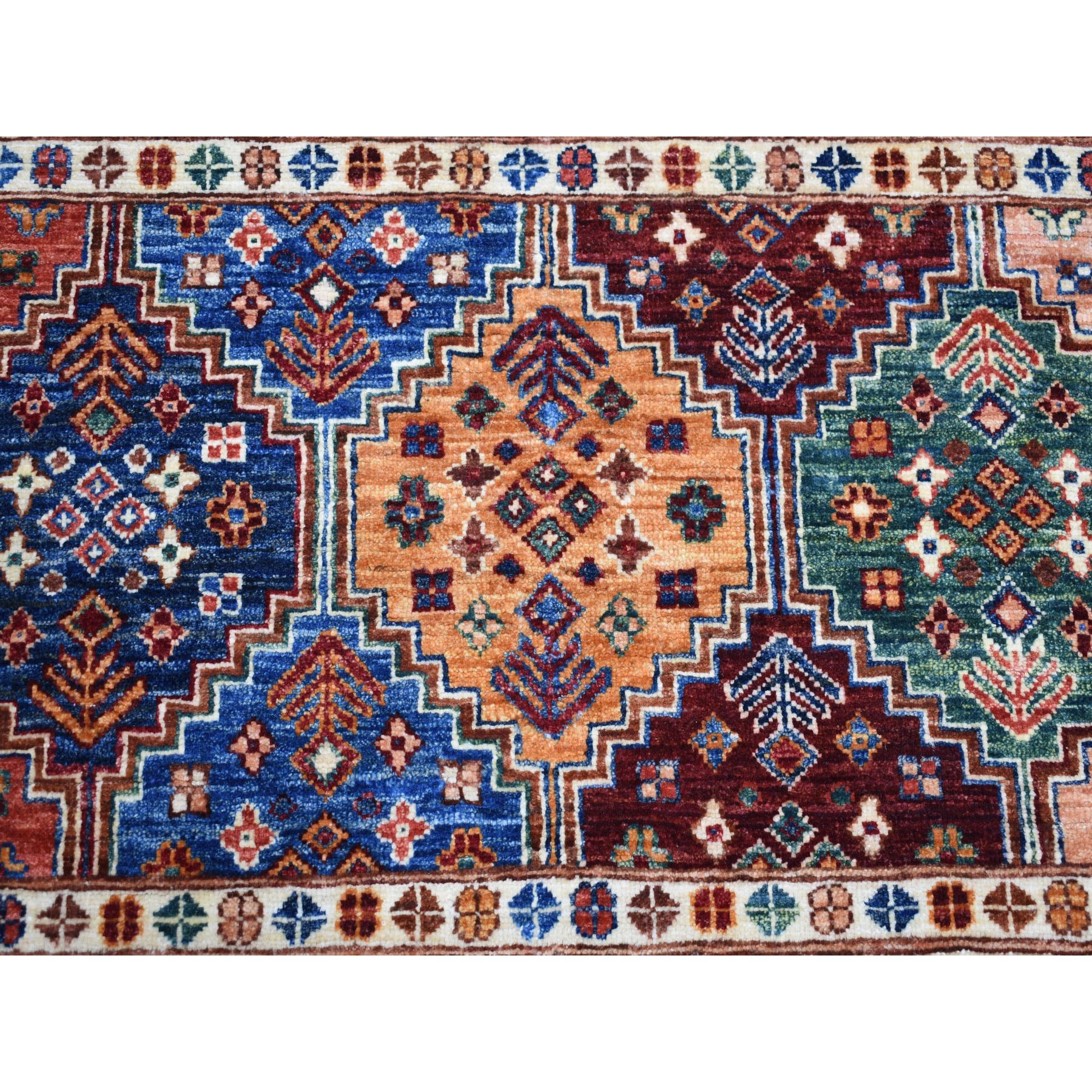8-3 x9-8  Khorjin Design Ivory Super Kazak Pure Wool Hand Knotted Oriental Rug 