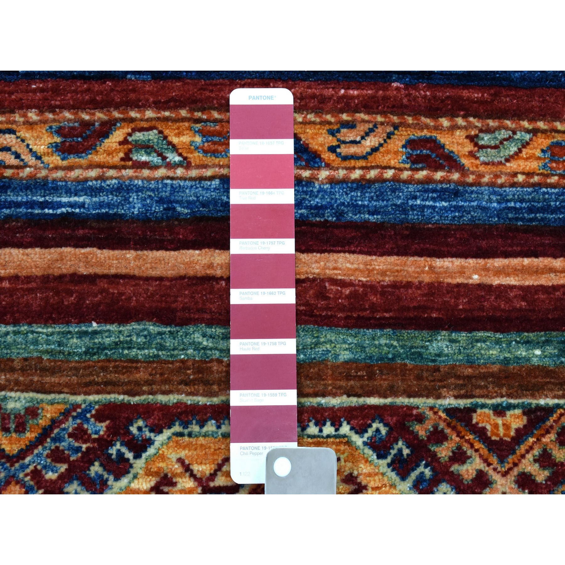 2-3 x9-7  Khorjin Design Colorful Runner Super Kazak Pure Wool Hand Knotted Oriental Rug 