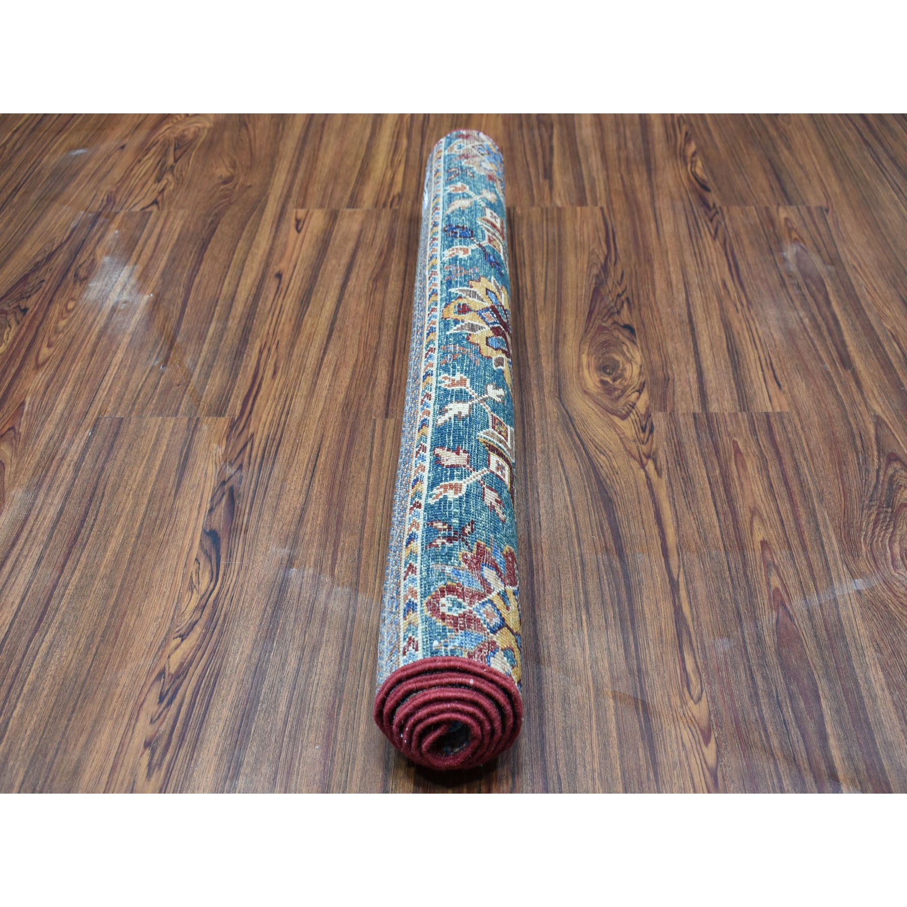 2-10 x4-1  Khorjin Design Colorful Super Kazak Pure Wool Hand Knotted Oriental Rug 
