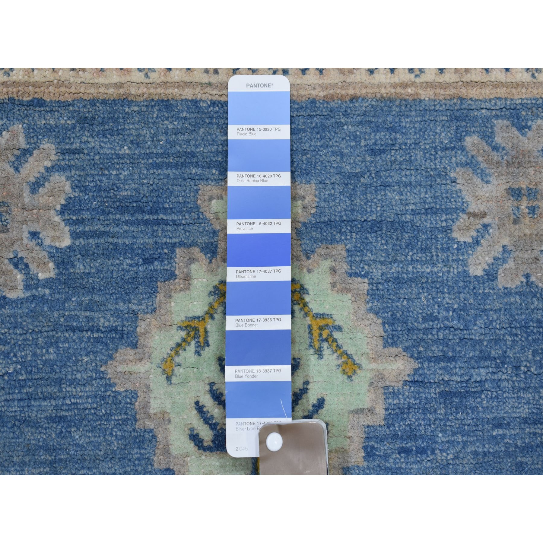 3-1 x5- Colorful Blue Fusion Kazak Pure Wool Hand Knotted Oriental Rug 