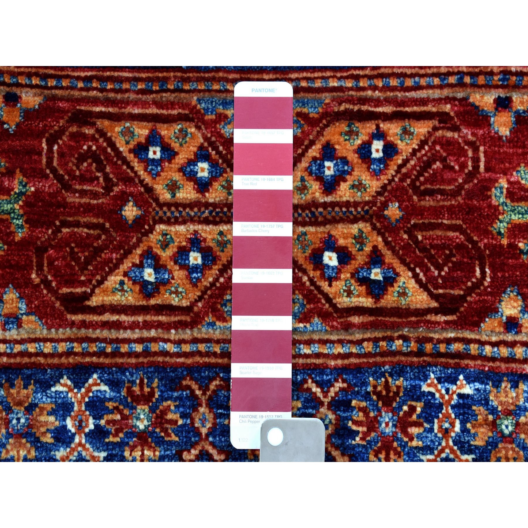 3-2 x4-9  Khorjin Design Colorful Super Kazak Pure Wool Hand Knotted Oriental Rug 