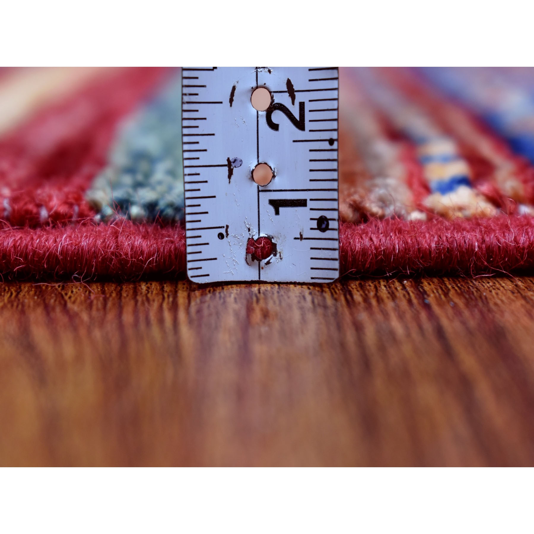 3-2 x4-9  Khorjin Design Colorful Super Kazak Pure Wool Hand Knotted Oriental Rug 