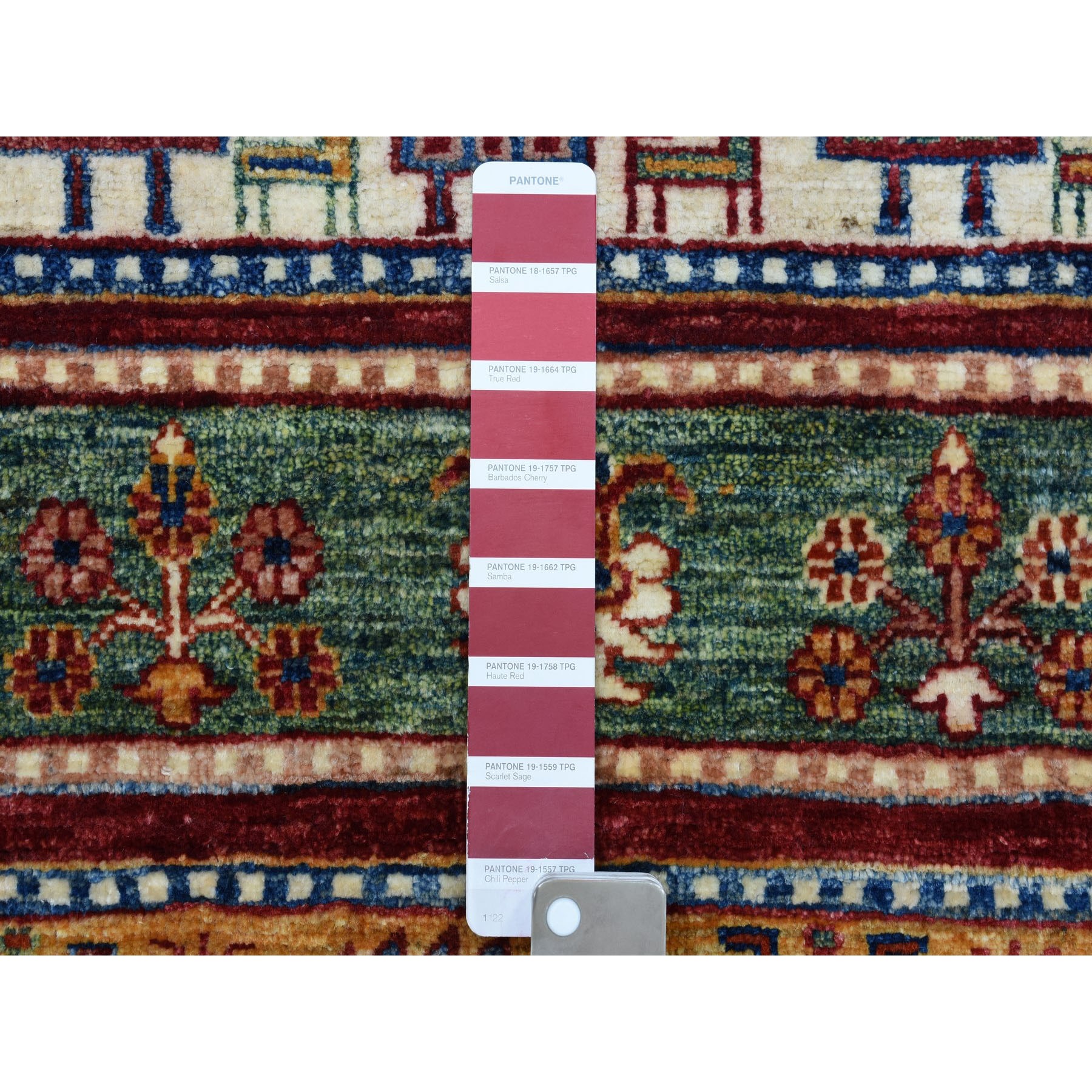 2-9 x9-1  Khorjin Design Runner Red Super Kazak Pictorial Hand Knotted Pure Wool Oriental Rug  