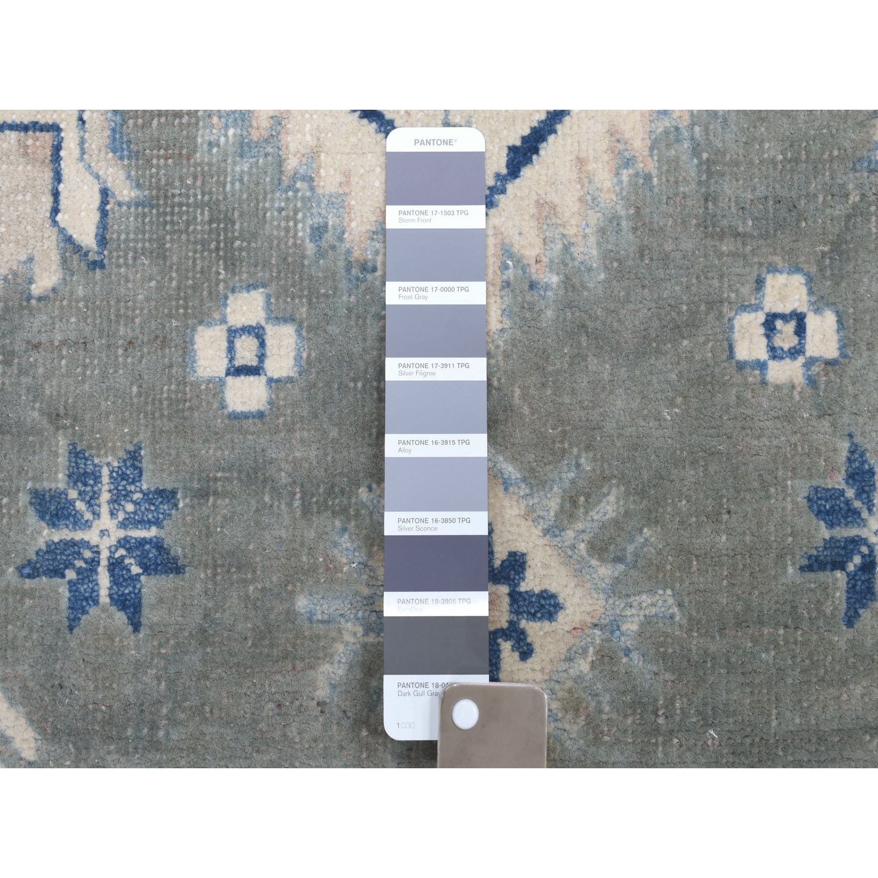 8-9 x12-4  Gray Vintage Look Kazak Tribal Design 100% Wool Hand Knotted Oriental Rug 