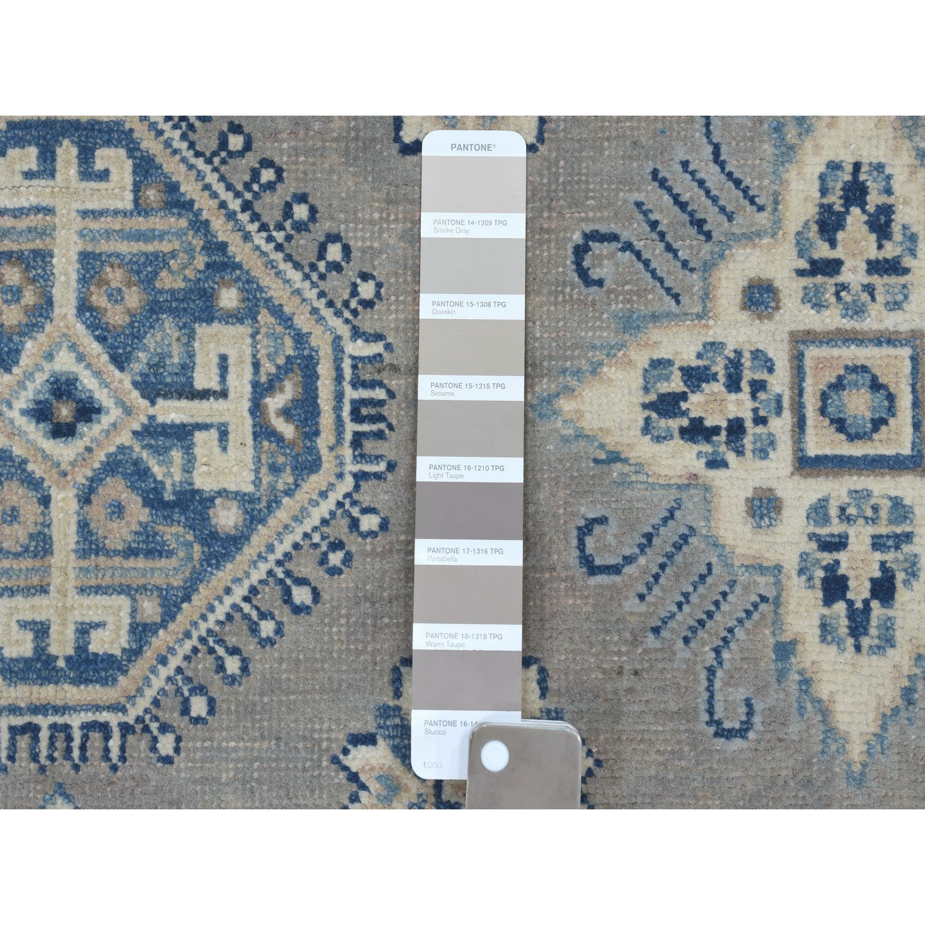 8-8 x11-8  Gray Vintage Look Kazak Geometric Design 100% Wool Hand Knotted Oriental Rug 
