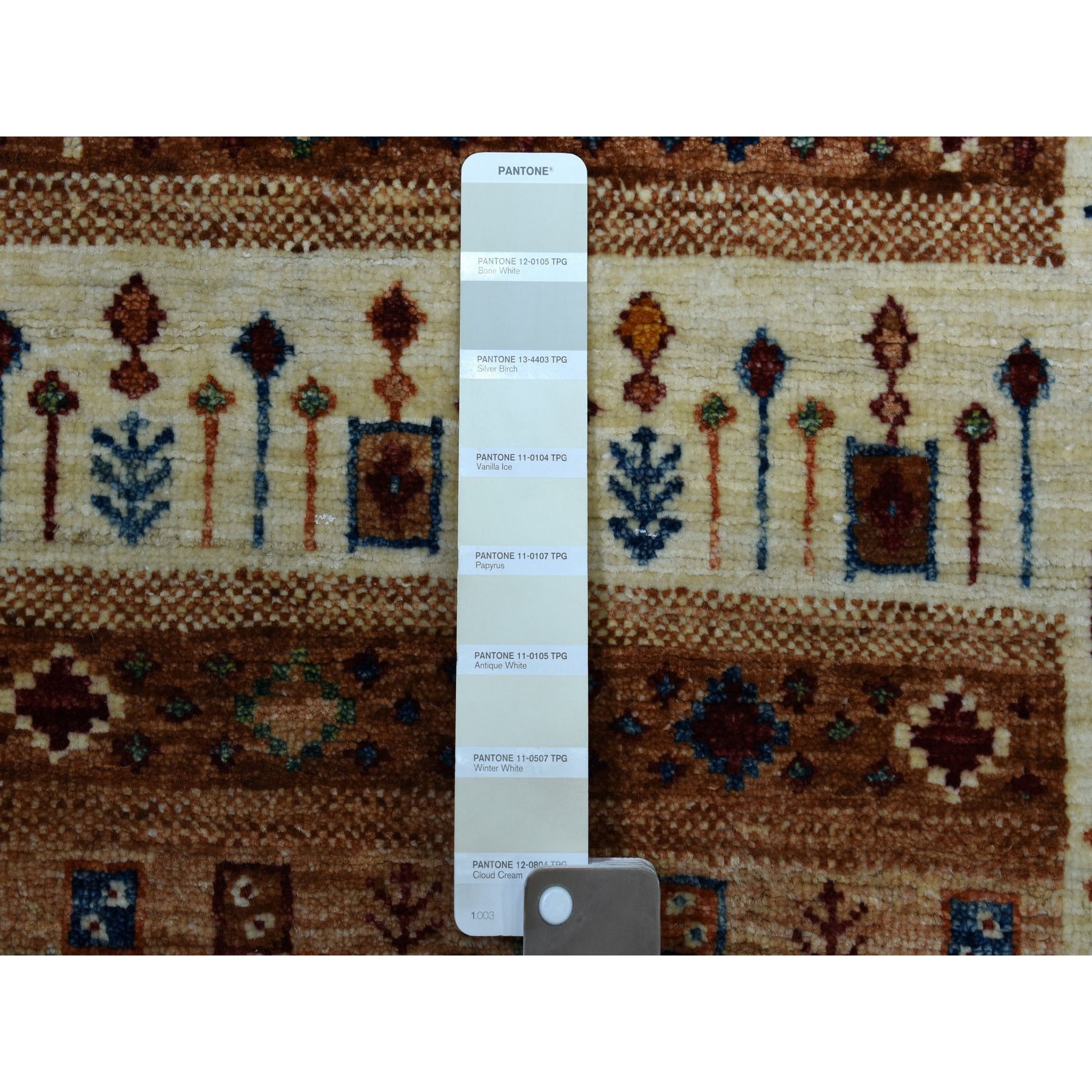 2-8 x4- Kashkuli Design Super Kazak Geometric Pure Wool Hand Knotted Oriental Rug 