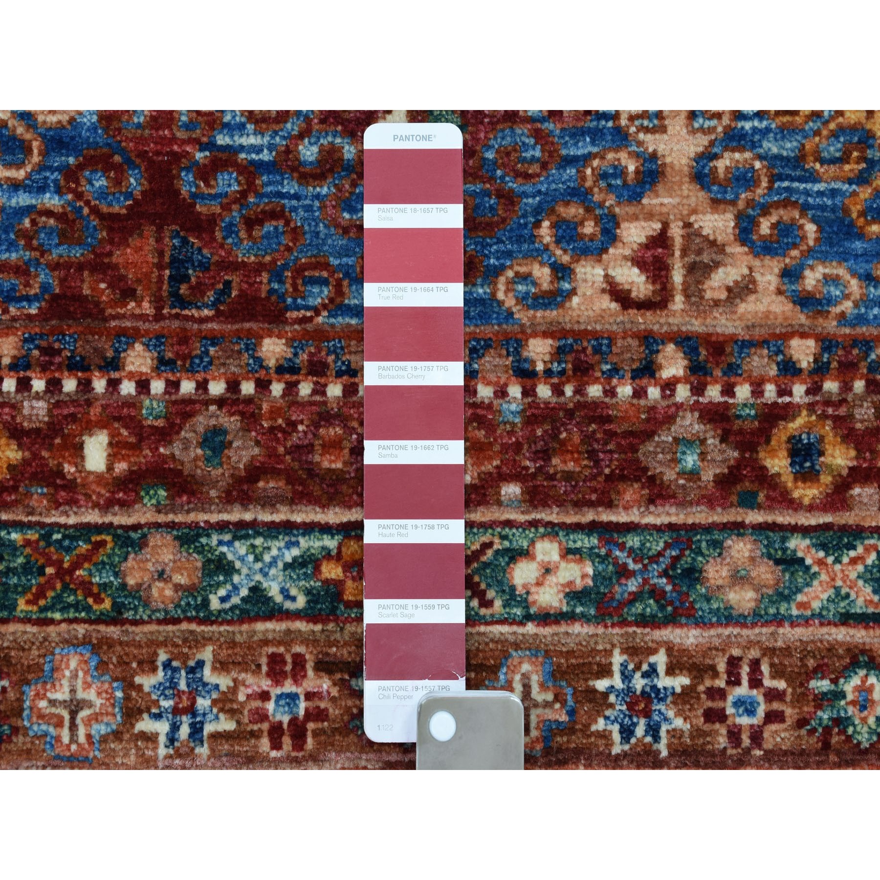 2-9 x7-7  Khorjin Design Runner Red Super Kazak Tribal Hand Knotted Pure Wool Oriental Rug 