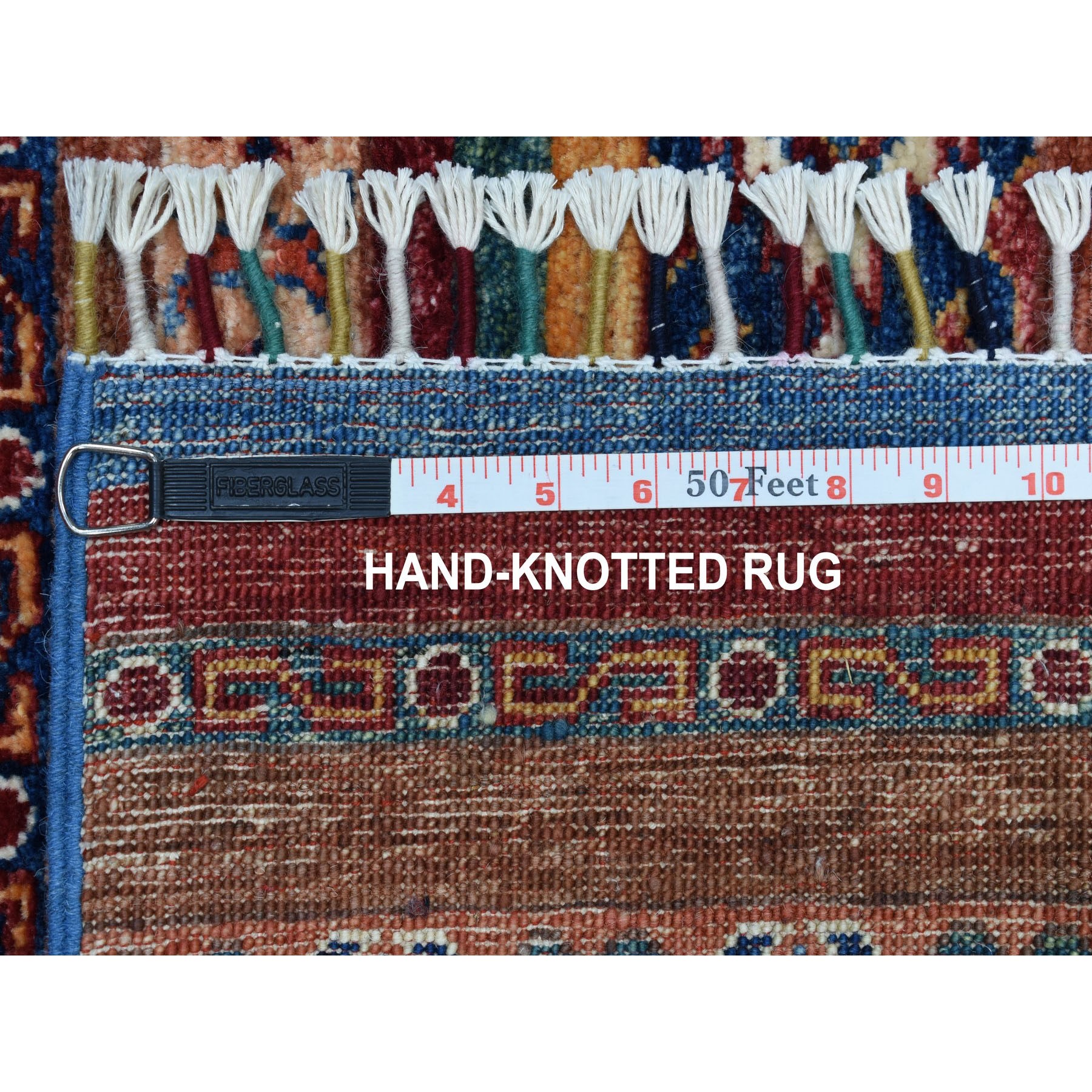 2-9 x8-2  Khorjin Design Runner Red Super Kazak Tribal Hand Knotted Pure Wool Oriental Rug 