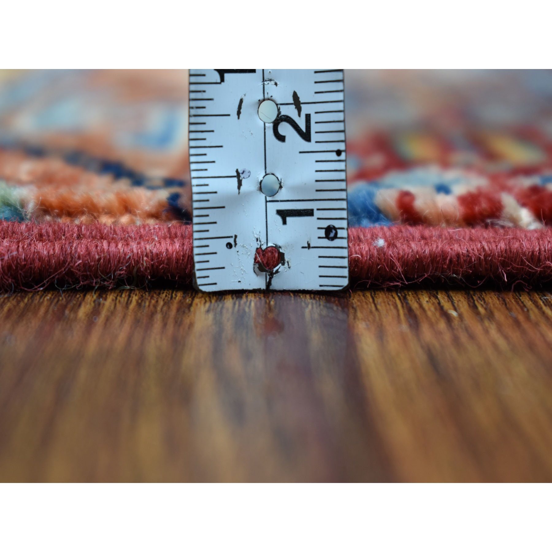 5-x6-3  Khorjin Design Red Super Kazak Geometric Pure Wool Hand Knotted Oriental Rug 