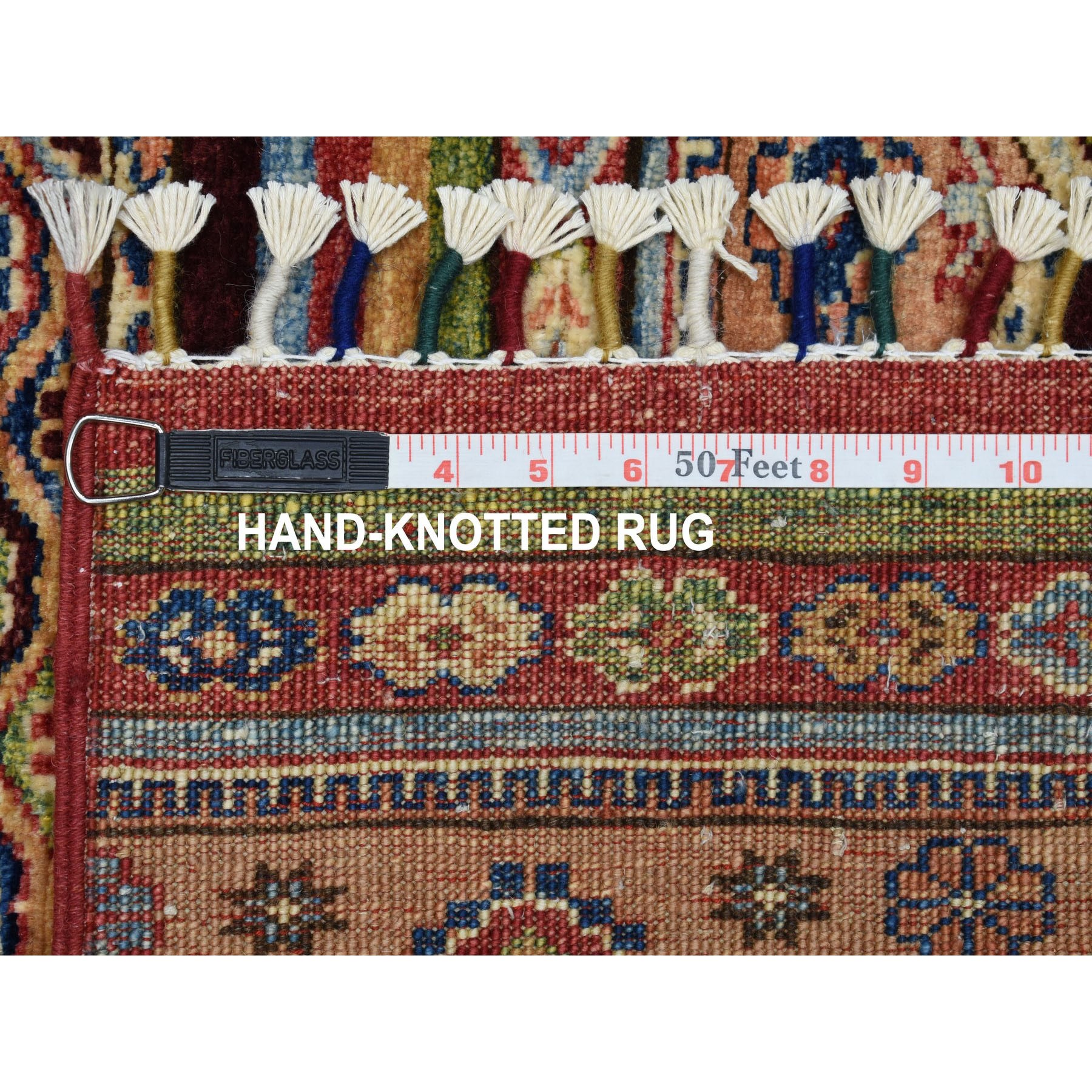 2-8 x5-10  Khorjin Design Runner Gold Super Kazak Tribal Hand Knotted Pure Wool Oriental Rug 
