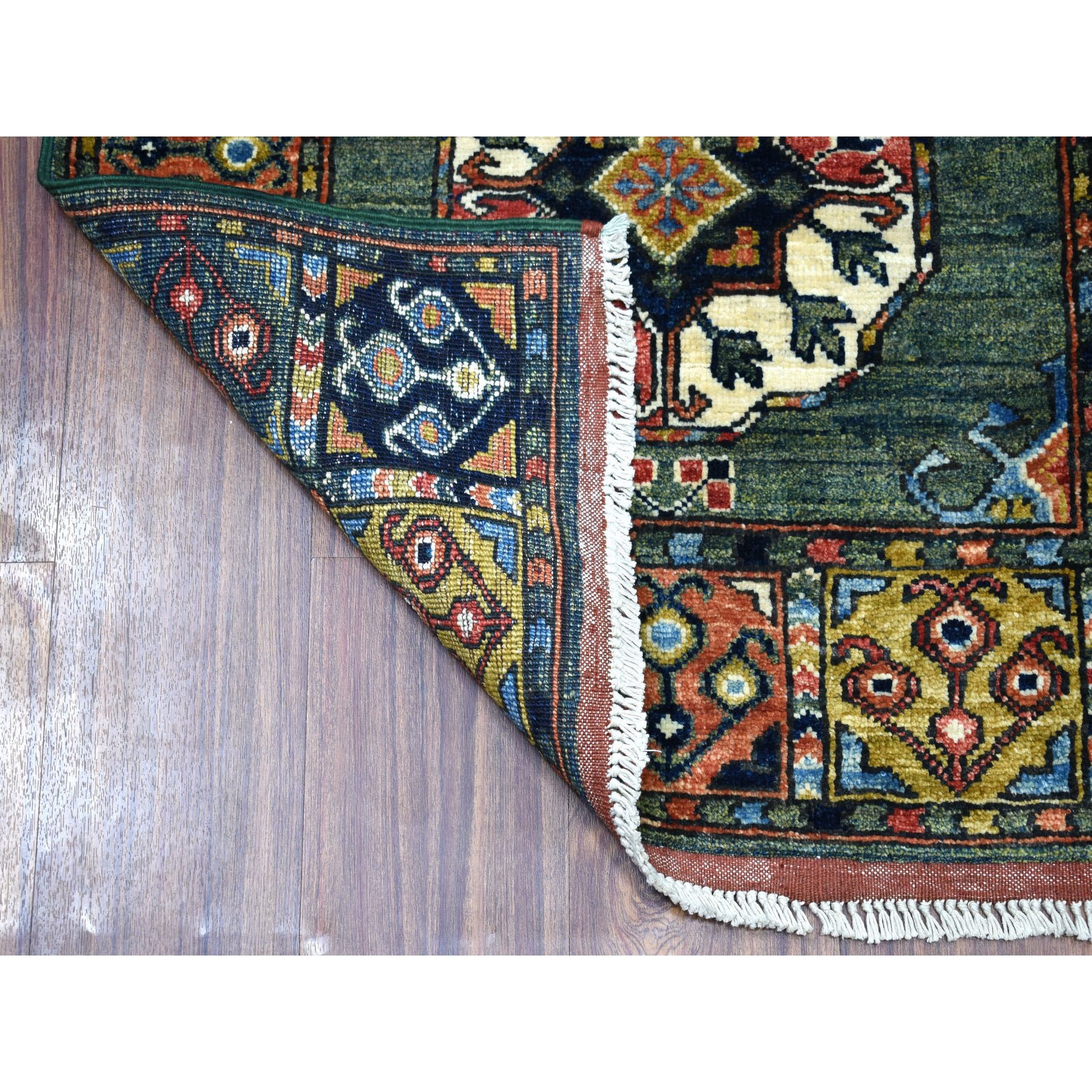 2-8 x4- Afghan Ersari Natural Dyes Elephant Feet Design Pure Wool Hand Knotted Oriental Rug 