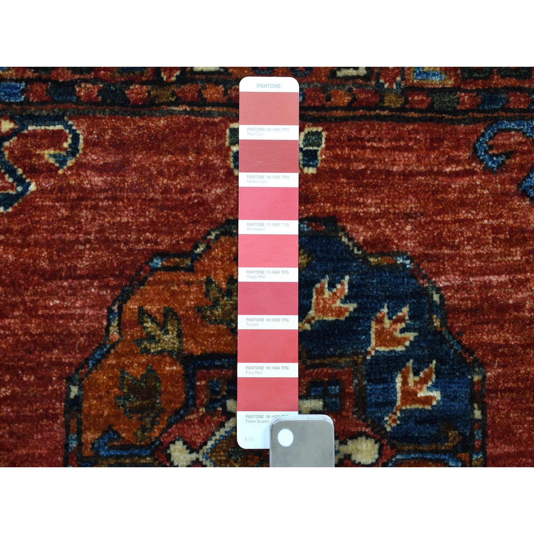 2-8 x3-10  Red Afghan Ersari Elephant Feet Design Pure Wool Hand Knotted Oriental Rug 