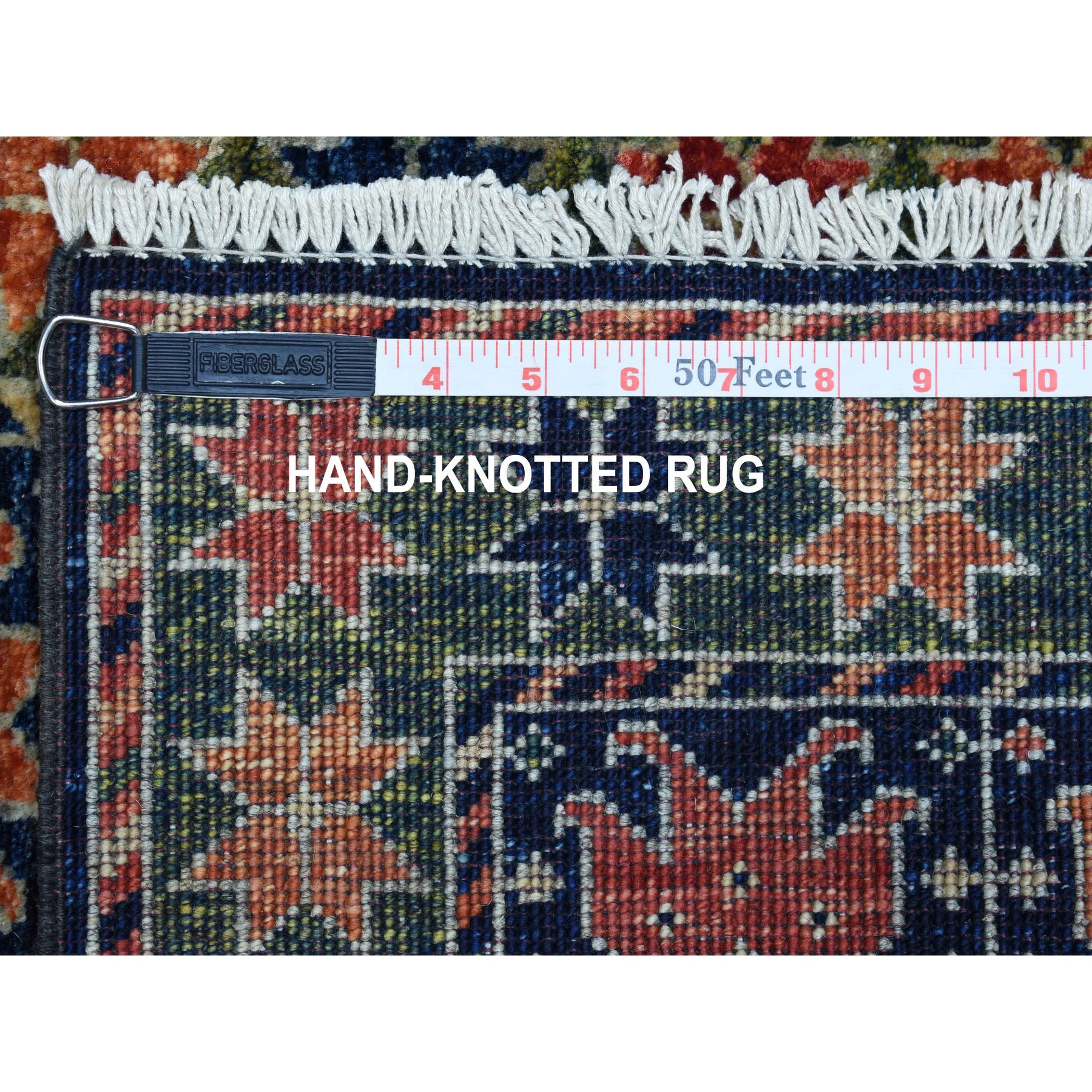 2-1 x3-1  Blue Afghan Ersari Tribal Design Hand Knotted Pure Wool Oriental Rug 