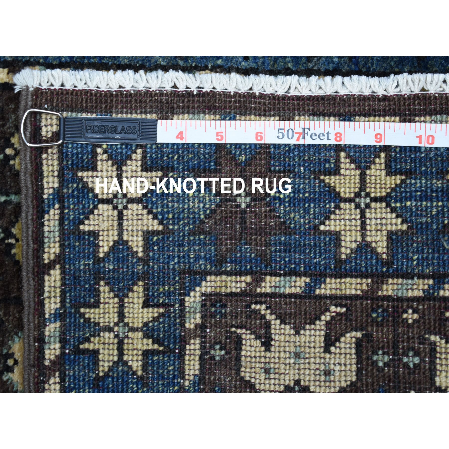 2-x2-10  All Over Design Afghan Ersari Hand Knotted Pure Wool Oriental Rug 