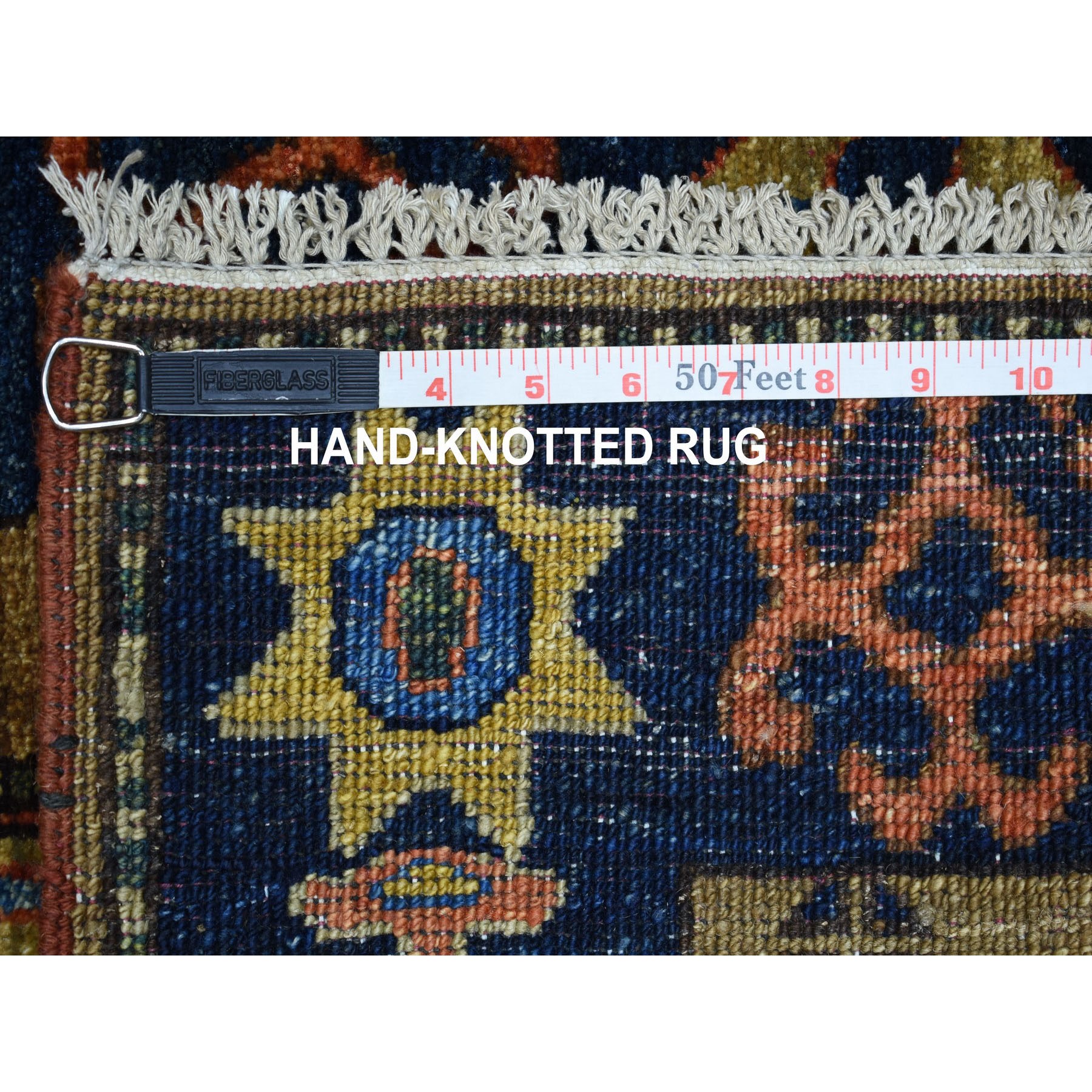 2-2 x2-10  Tekke Design Hand Knotted Afghan Ersari Pure Wool Oriental Rug 