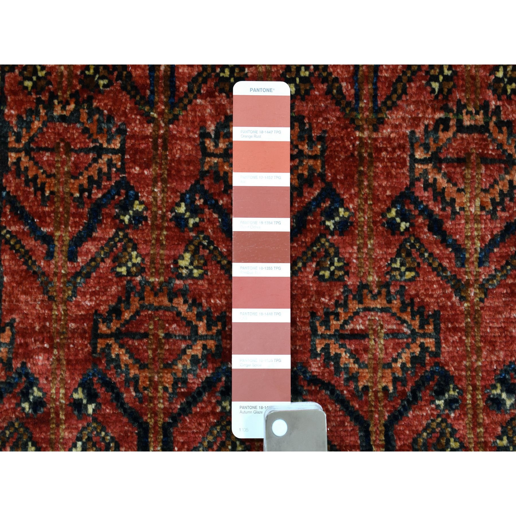 2-x3-1  Red Prayer Design Afghan Ersari Hand Knotted Pure Wool Oriental Rug 