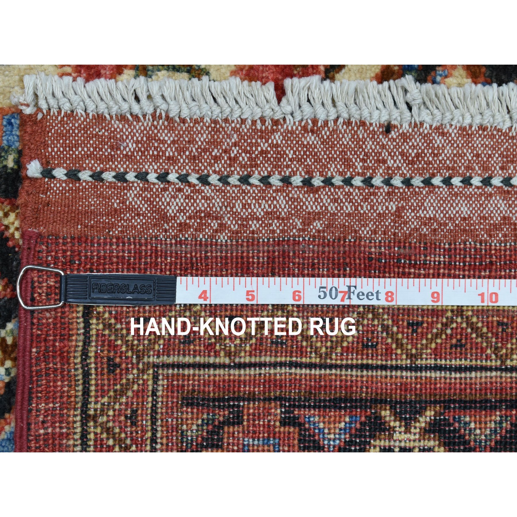 5-x6-9  Red Prayer Design Afghan Ersari Hand Knotted Pure Wool Oriental Rug 
