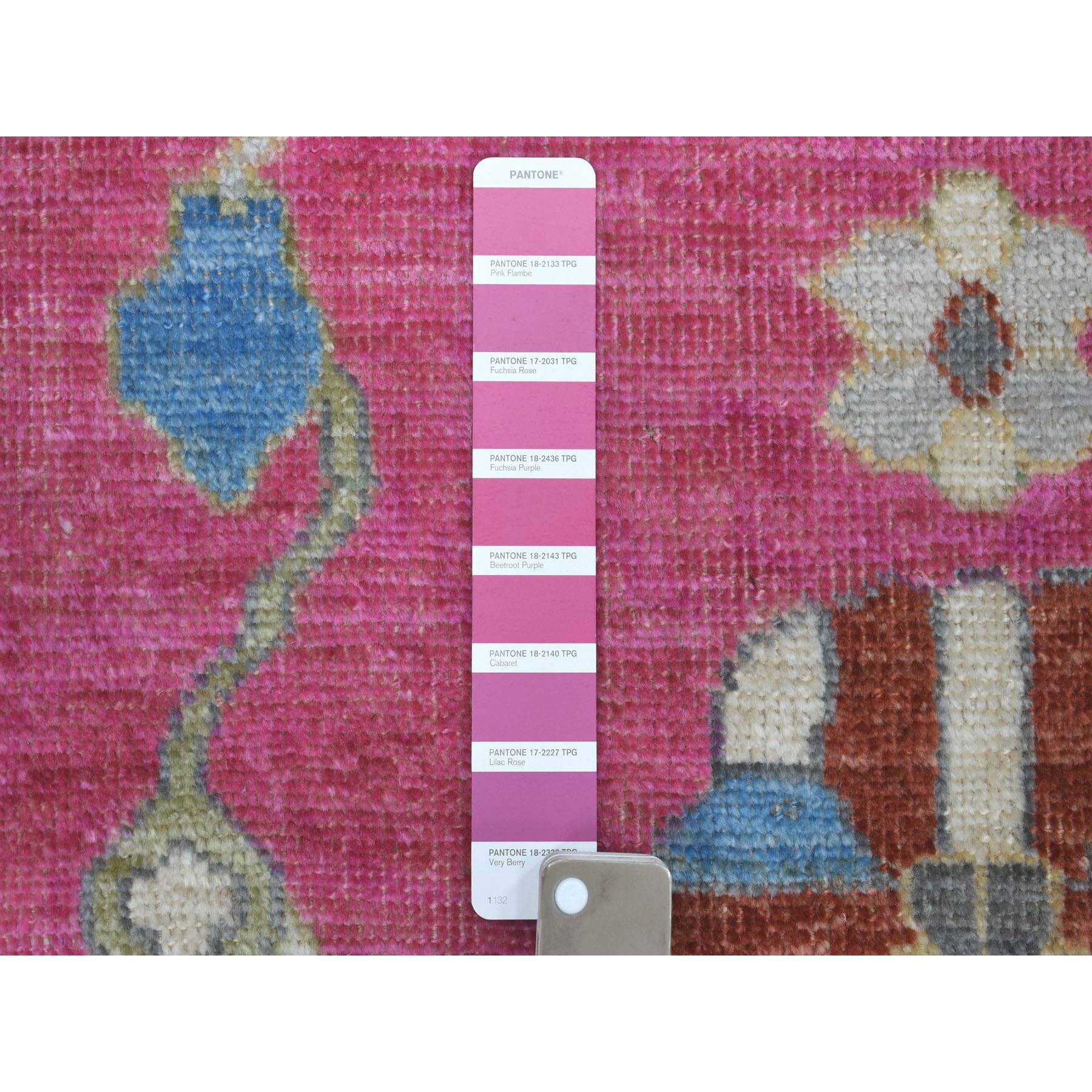 11-10 x14-6  Pink Oversized Angora Oushak Soft Velvety Wool Hand Knotted Oriental Rug 
