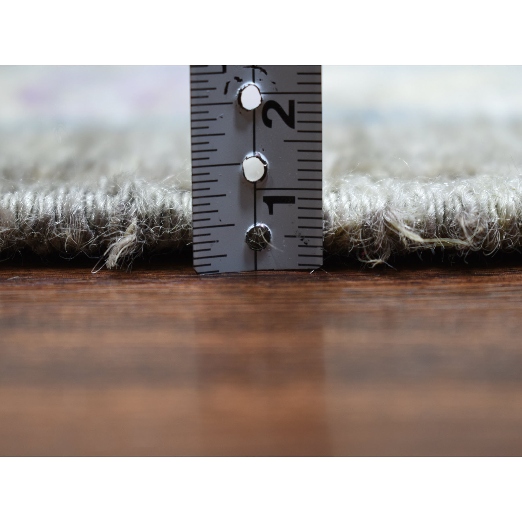 10-x13-7   Gray Angora Oushak Soft Velvety Wool Hand Knotted Oriental Rug 