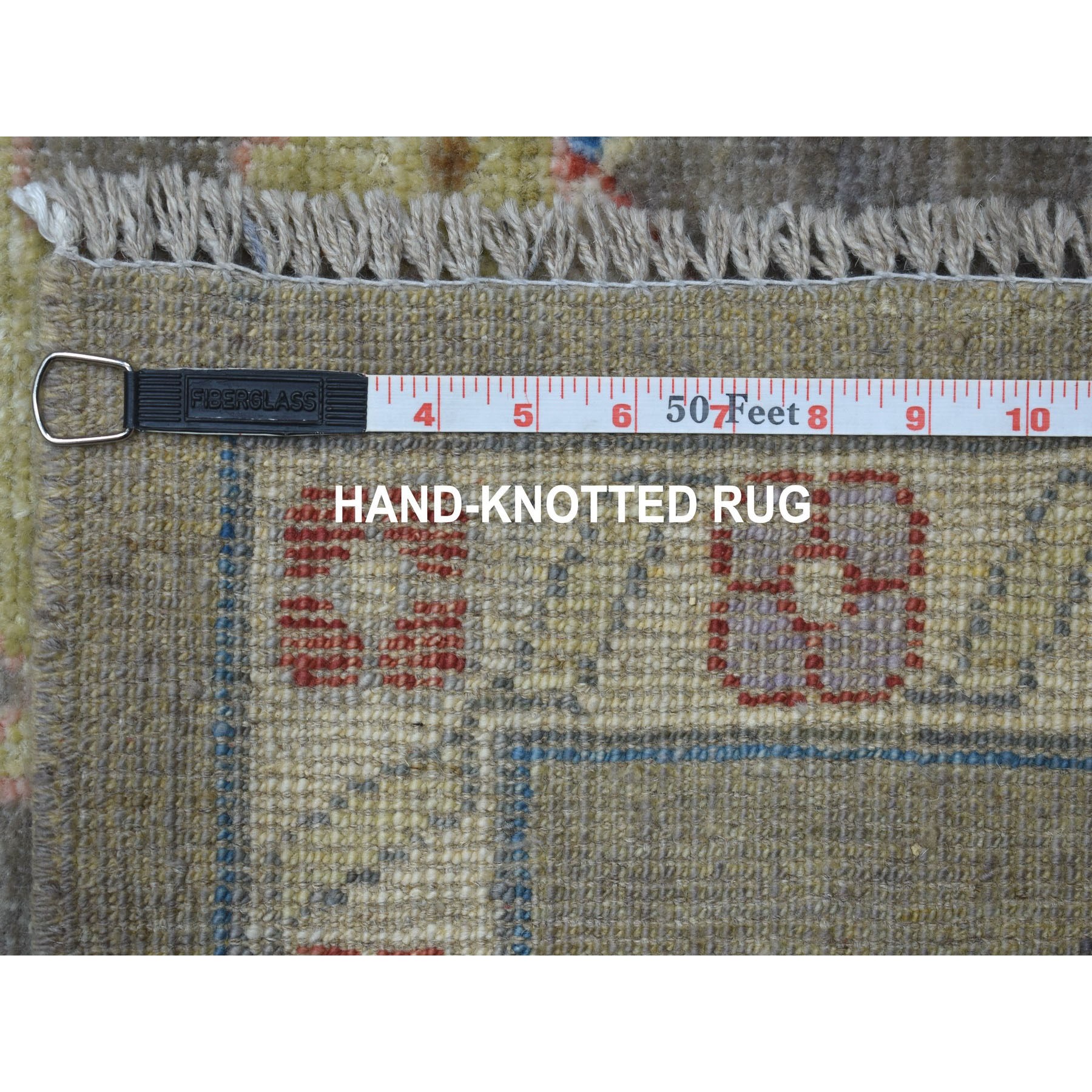 10-x13-7   Gray Angora Oushak Soft Velvety Wool Hand Knotted Oriental Rug 