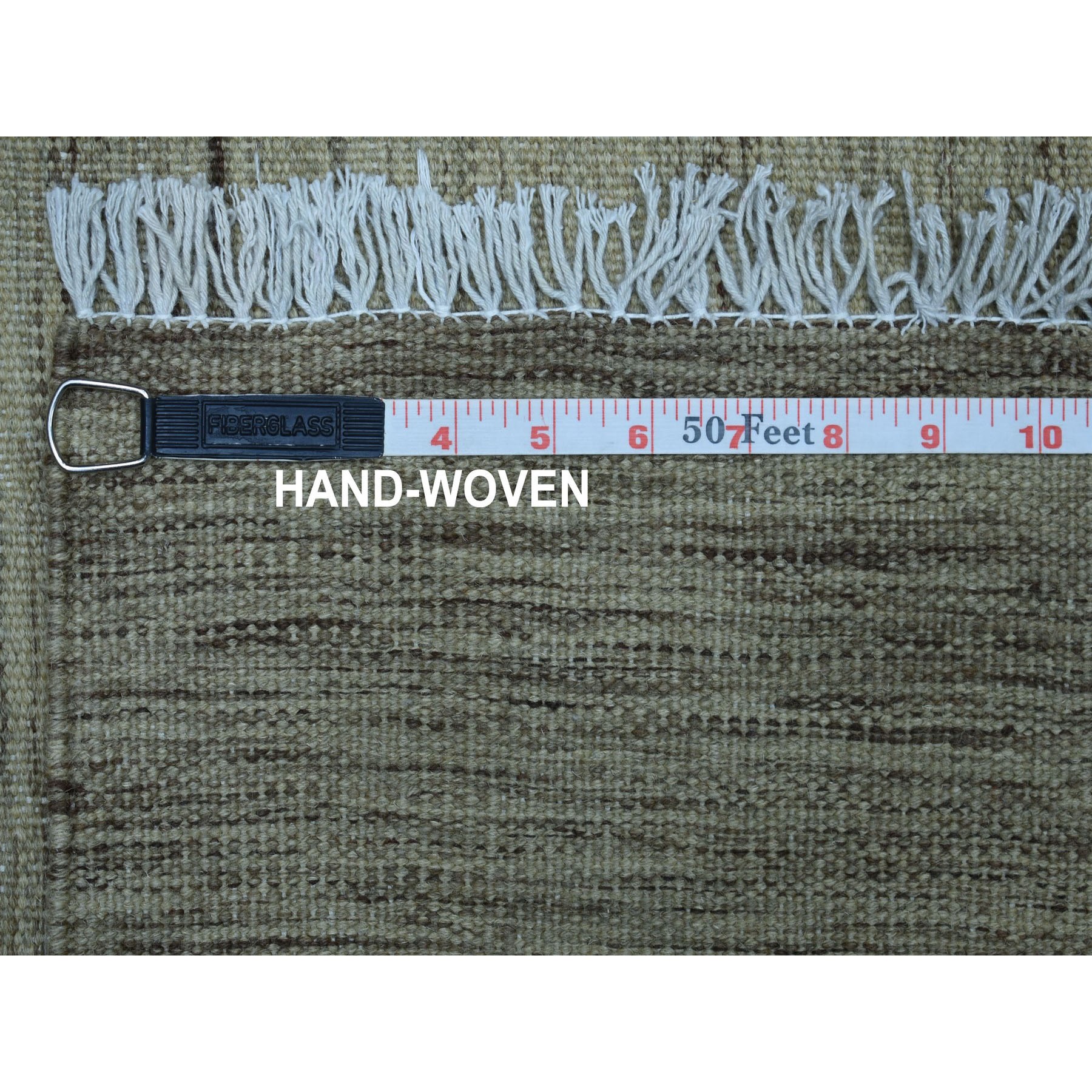 2-4 x6-4  Natural Shades Reversible Kilim Pure Wool Hand Woven Runner Oriental Rug 