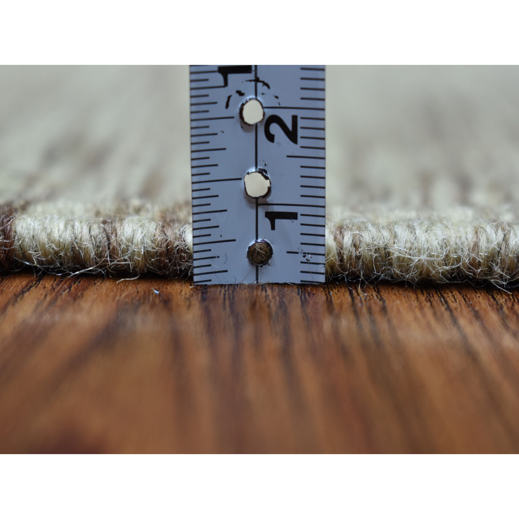 2-4 x6-3  Gray Green Reversible Kilim Pure Wool Hand Woven Runner Oriental Rug 