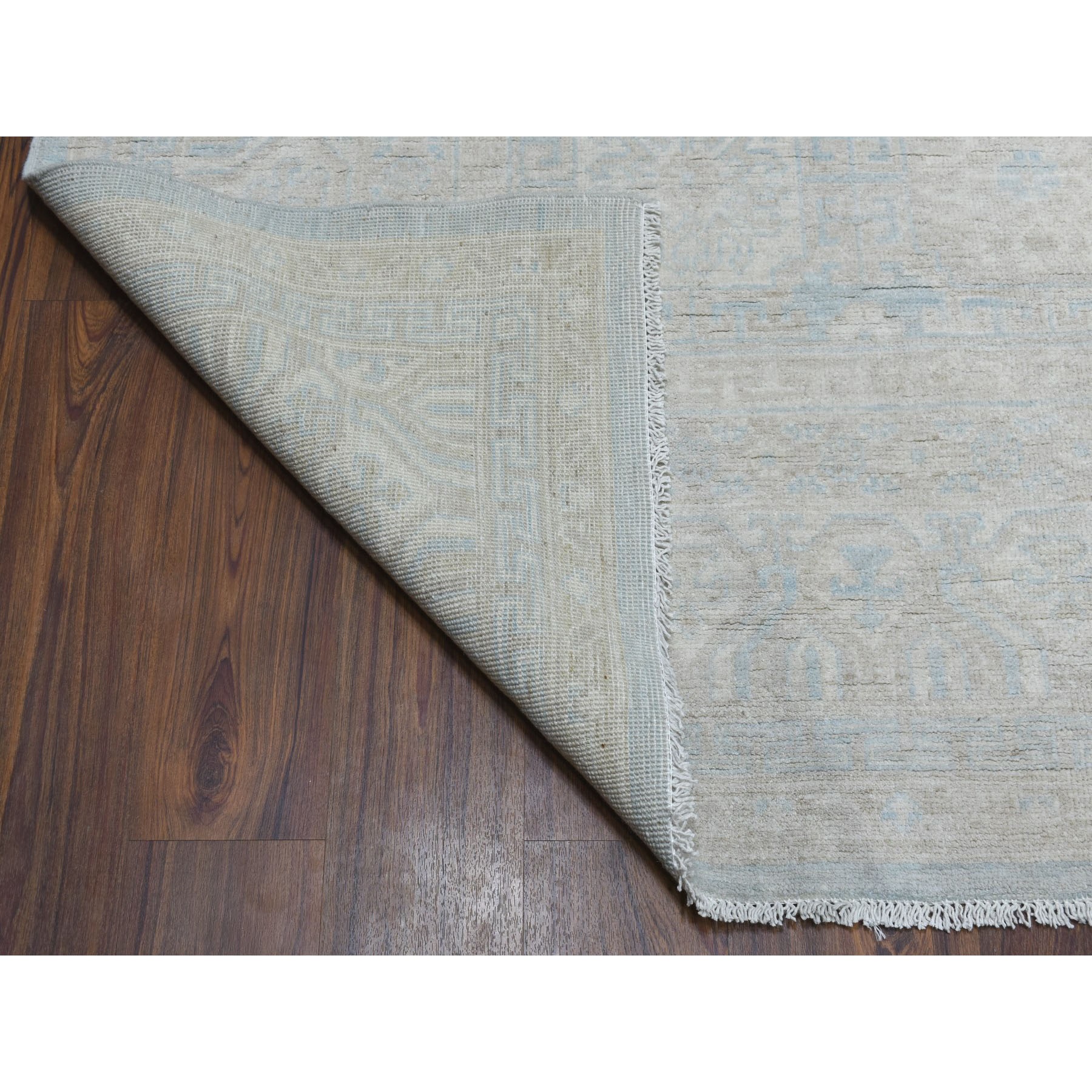 9-x11-4  Samarkand With Khotan Repetitive Rossets Design Hand Knotted Oriental Rug 