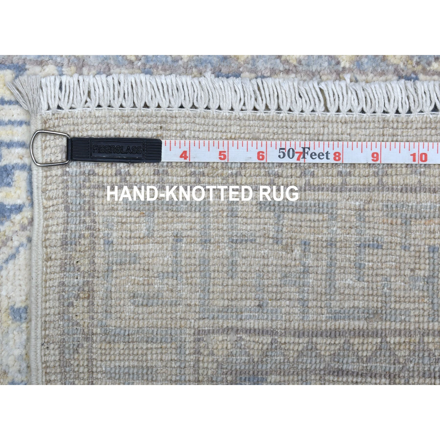 2-6 x26-5  White Wash Peshawar Khotan Design Pure Wool Hand Knotted XL Runner Orientals Rug 