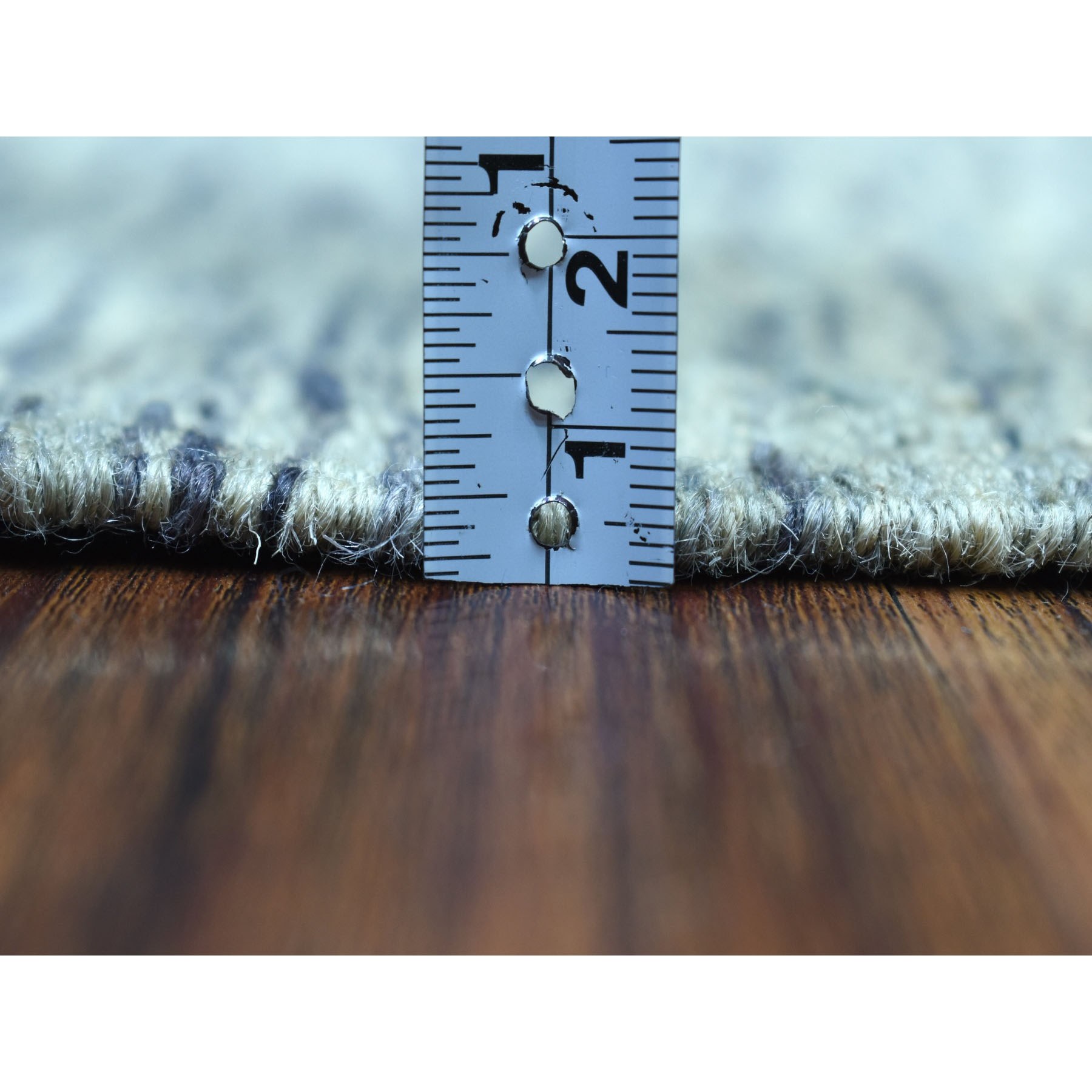 2-9 x9-7  Gray Shades Reversible Kilim Pure Wool Hand Woven Oriental Runner Rug 