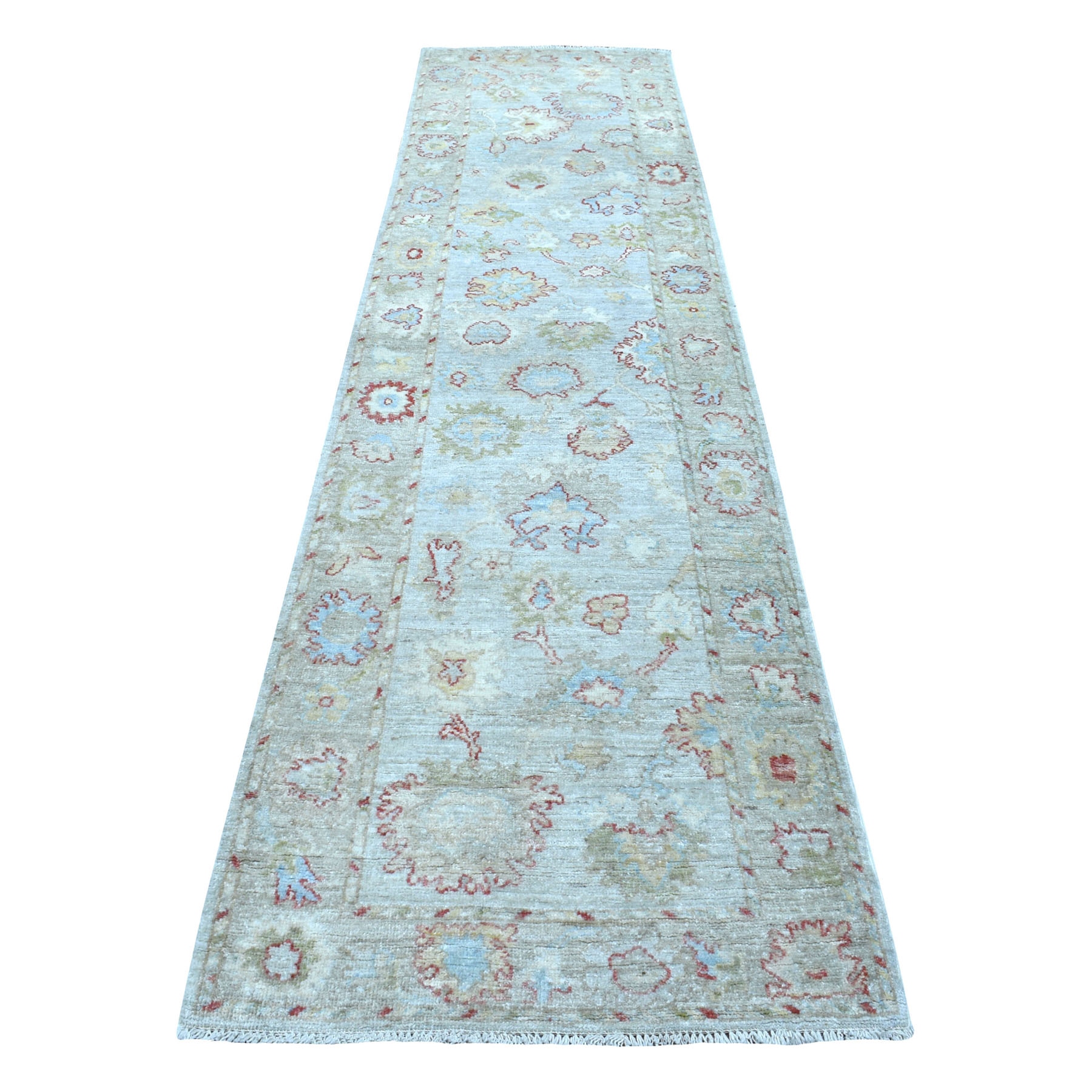 Agra And Turkish Collection Hand Knotted Grey Rug No: 1112692