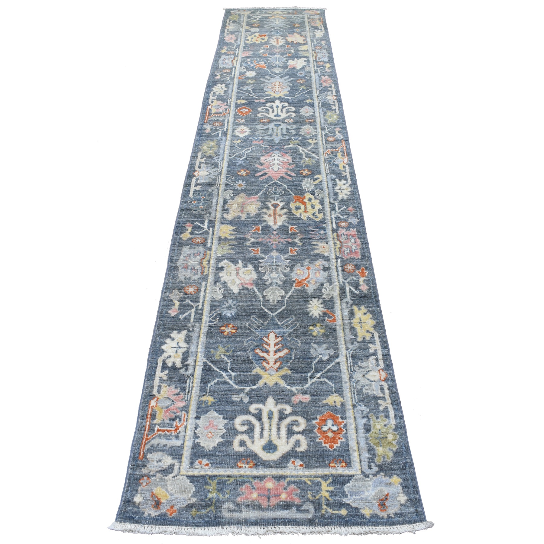 Agra And Turkish Collection Hand Knotted Grey Rug No: 1112708