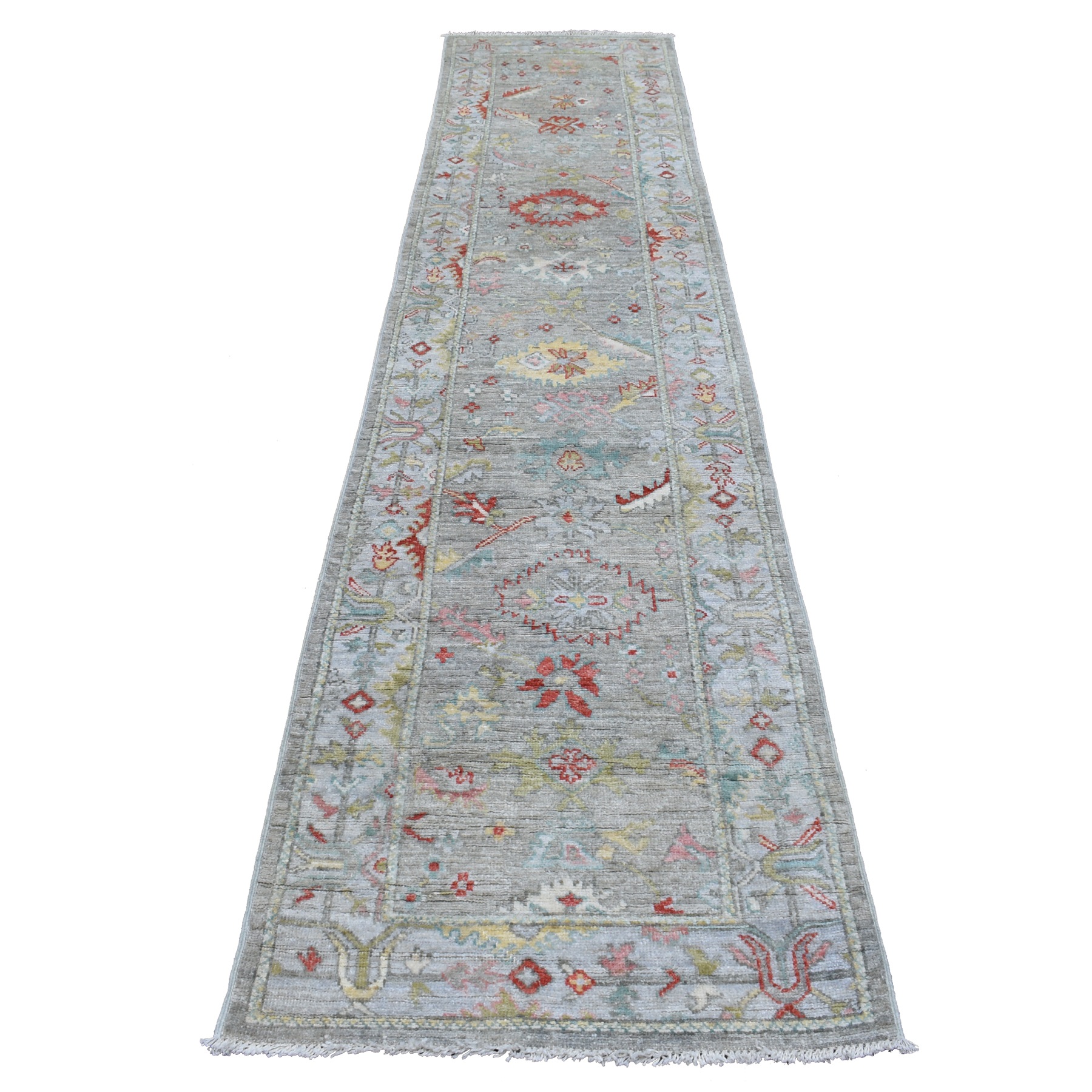 transitional Wool Hand-Knotted Area Rug 2'7