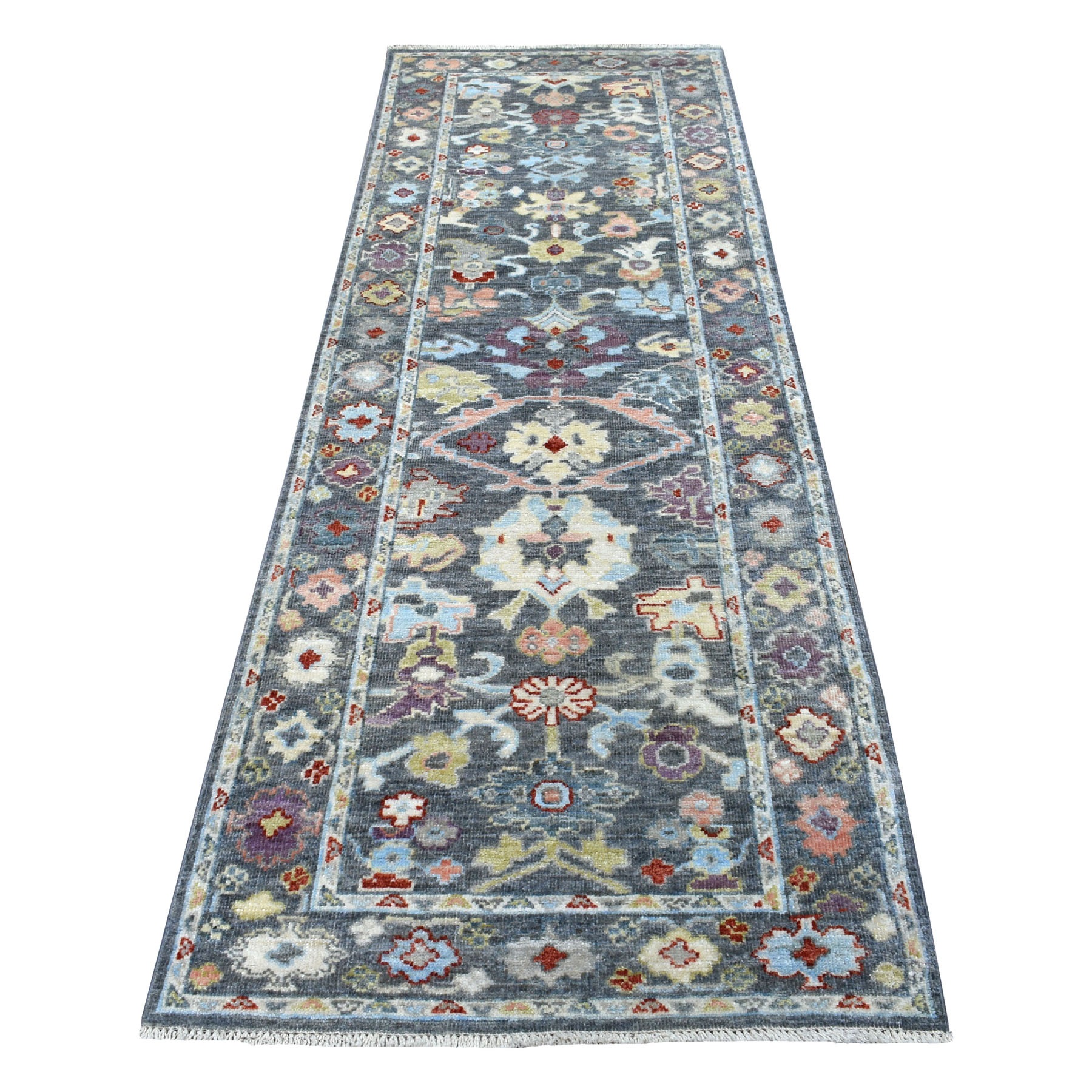 Agra And Turkish Collection Hand Knotted Grey Rug No: 1112942