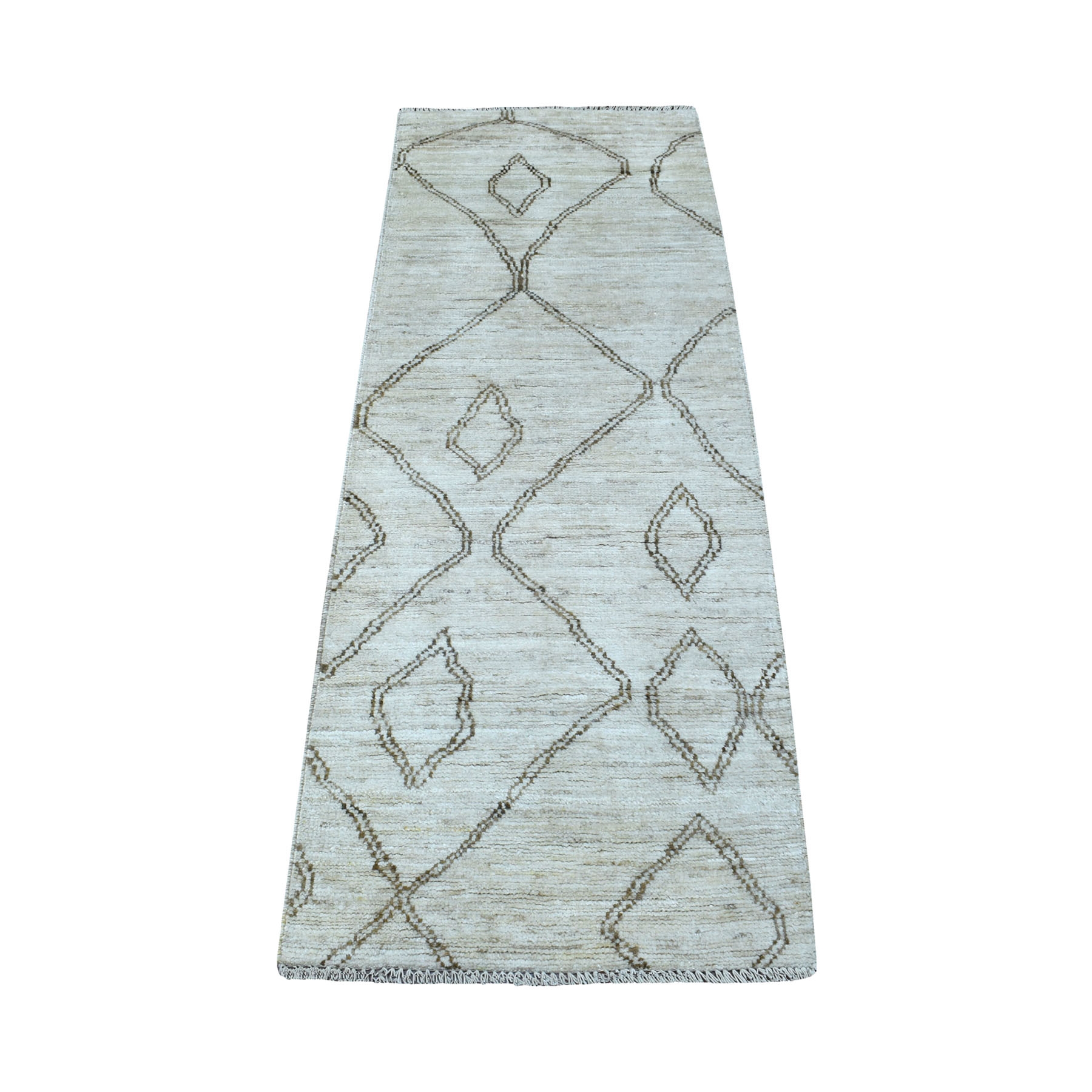 Nomadic And Village Collection Hand Knotted Ivory Rug No: 1112990
