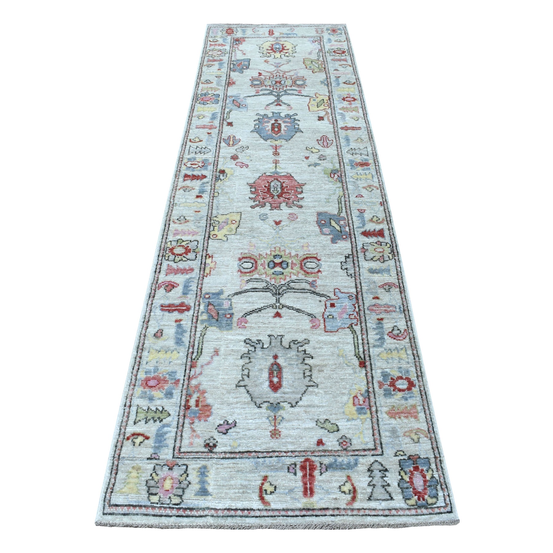 Agra And Turkish Collection Hand Knotted Beige Rug No: 1113200