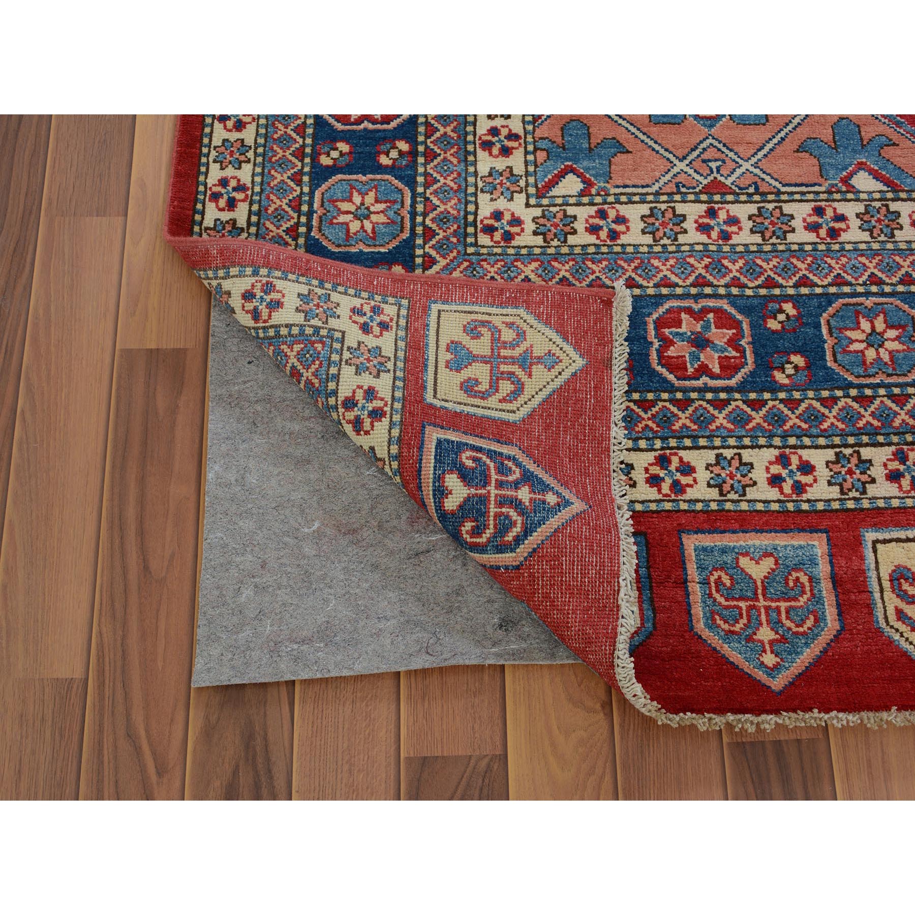 8-x9-8  Red Special kazak All OverDesign Pure wool Hand Knotted Oriental Rug 