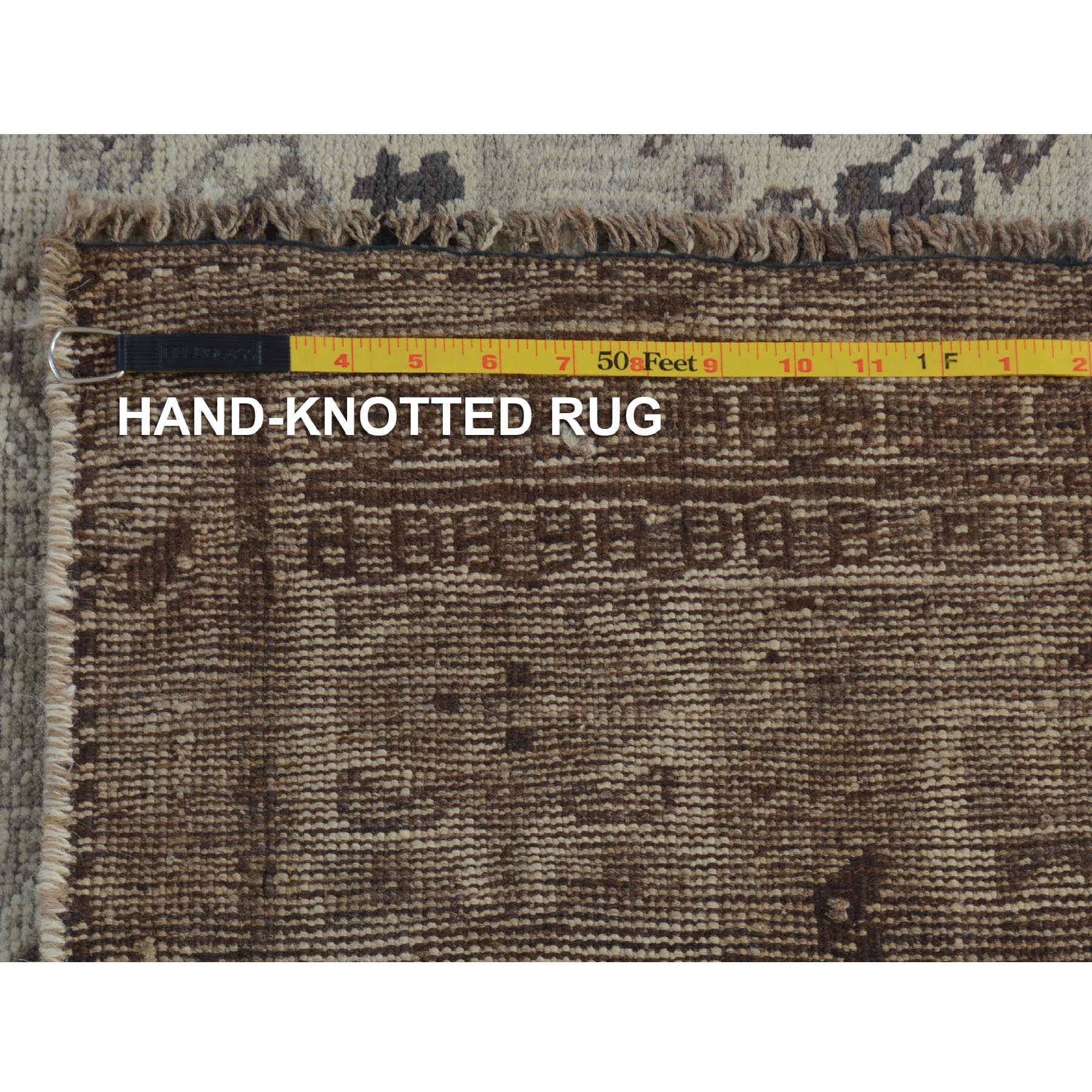 5-8 x8-6  Washed Out Vintage And Worn Down Persian Qashqai Pure Wool Hand Knotted Oriental Rug 