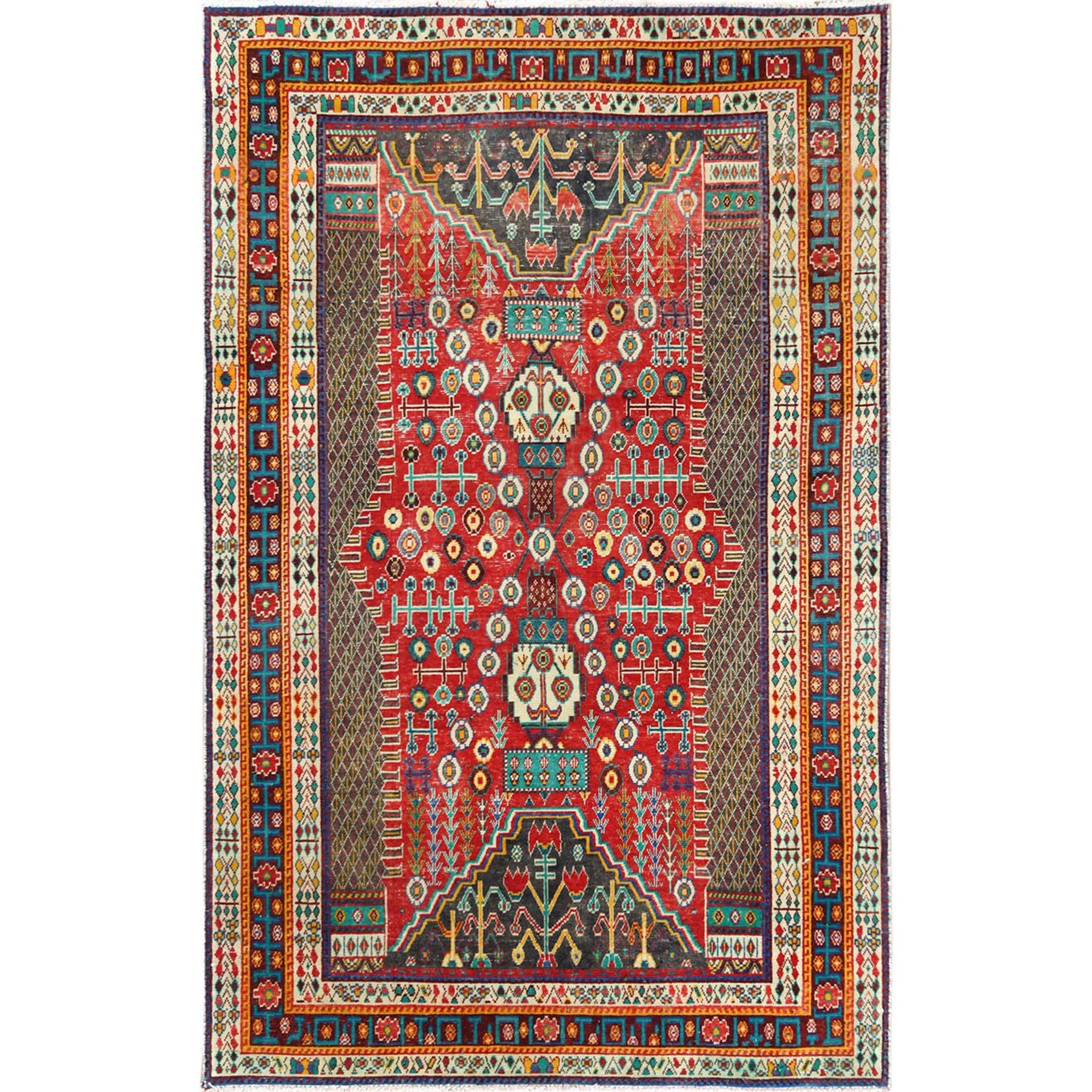 Classic Persian Collection Hand Knotted Red Rug No: 1115958