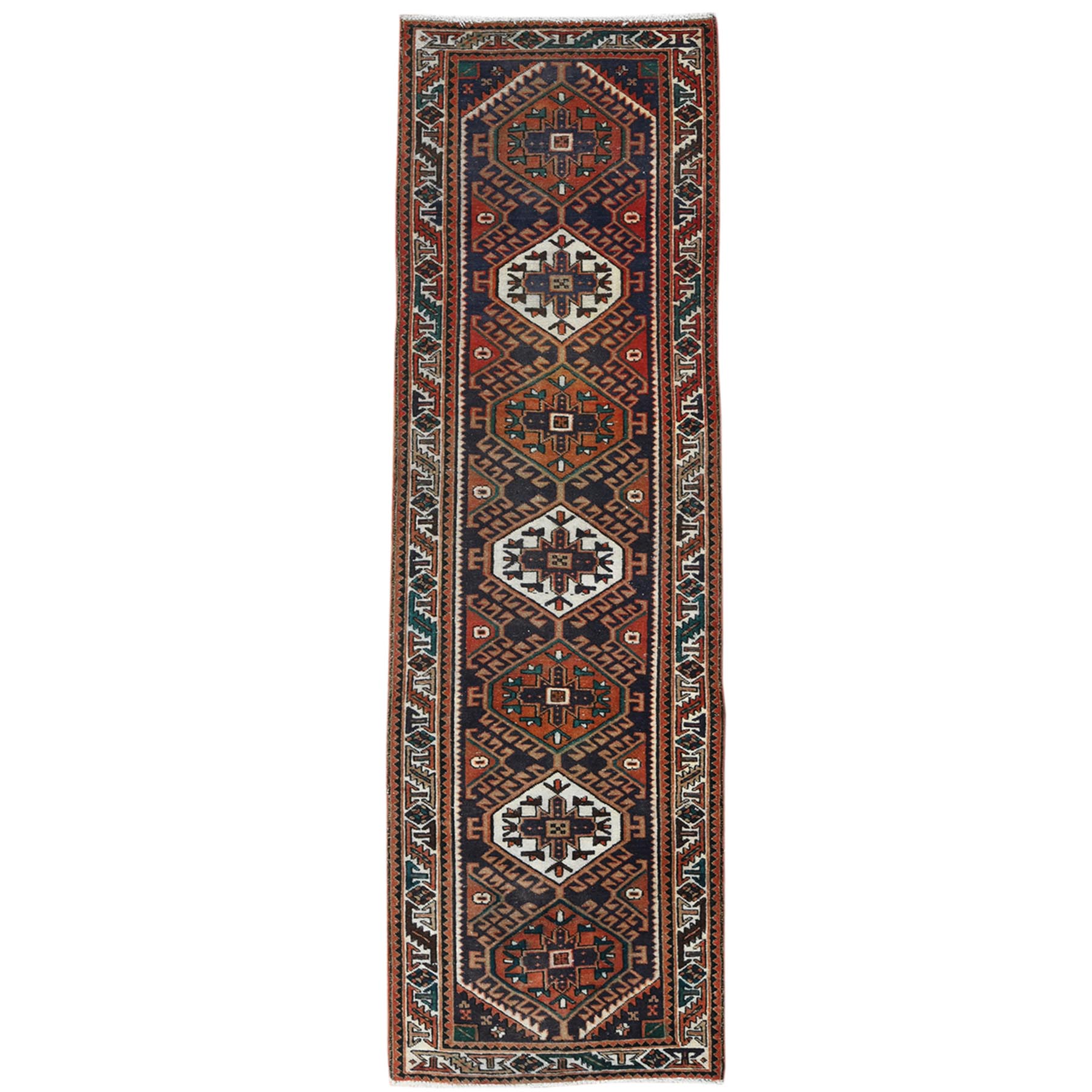 Fetneh Collection And Vintage Overdyed Collection Hand Knotted Red Rug No: 1121042