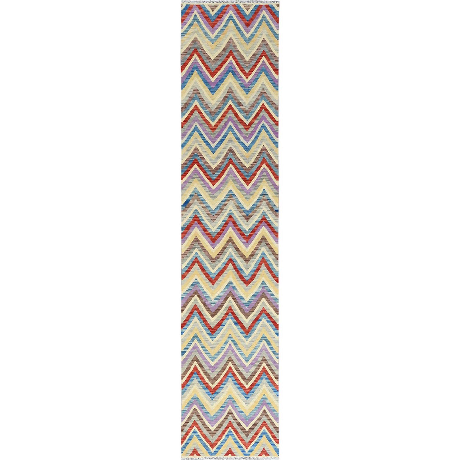 Fine Kilim Collection Hand Woven Red Rug No: 1121498