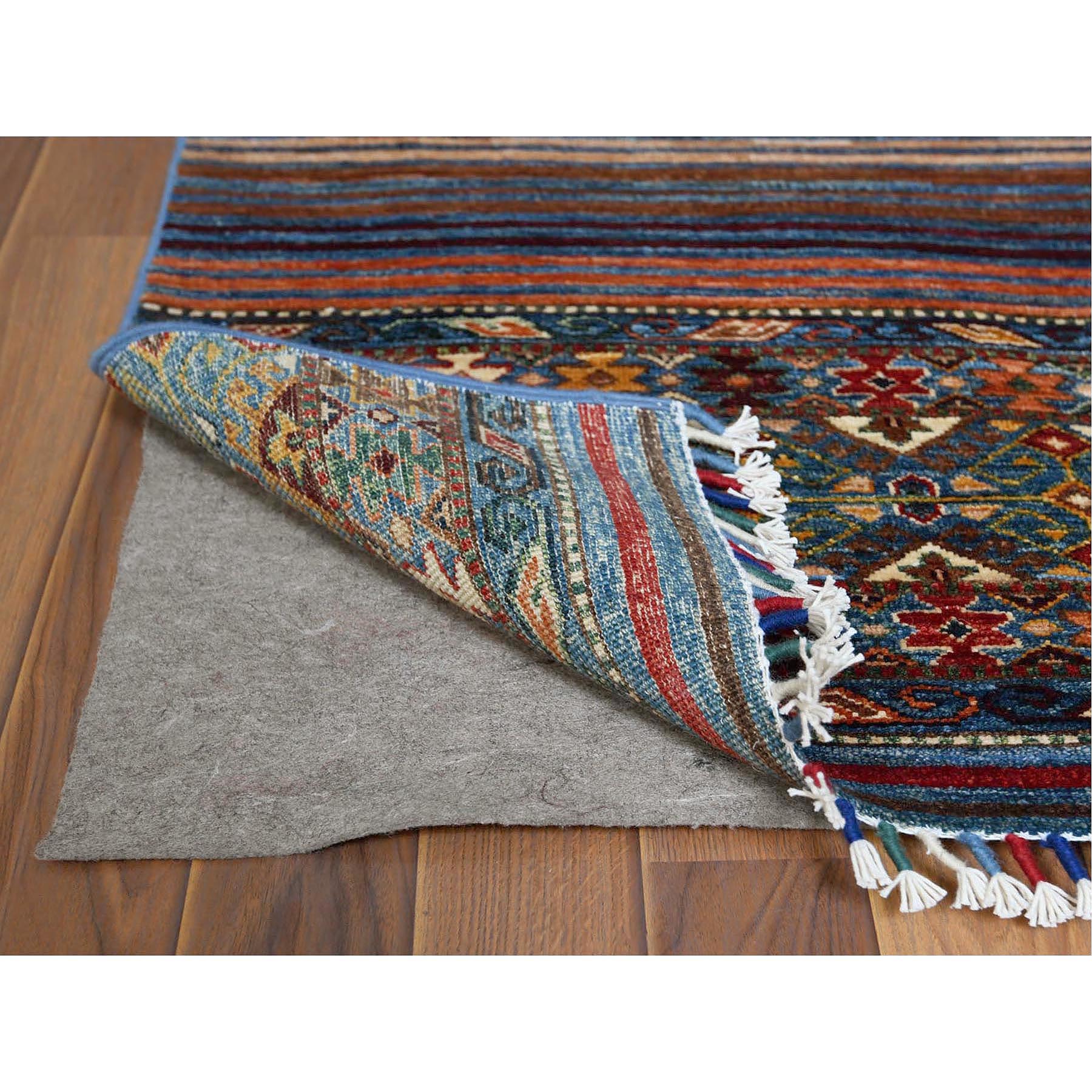 Caucasian Collection Hand Knotted Blue 1121644 Rug