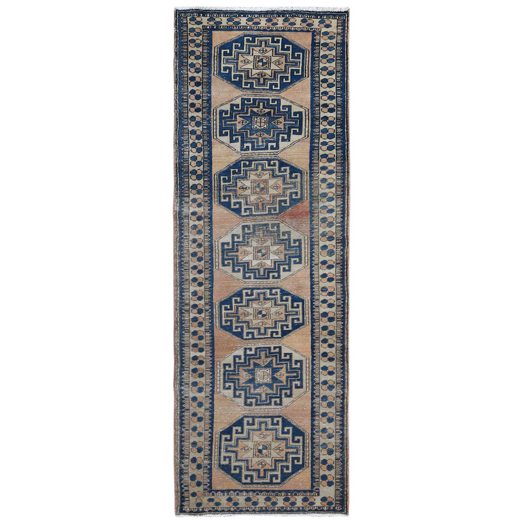 Fetneh Collection And Vintage Overdyed Collection Hand Knotted Beige Rug No: 1121840
