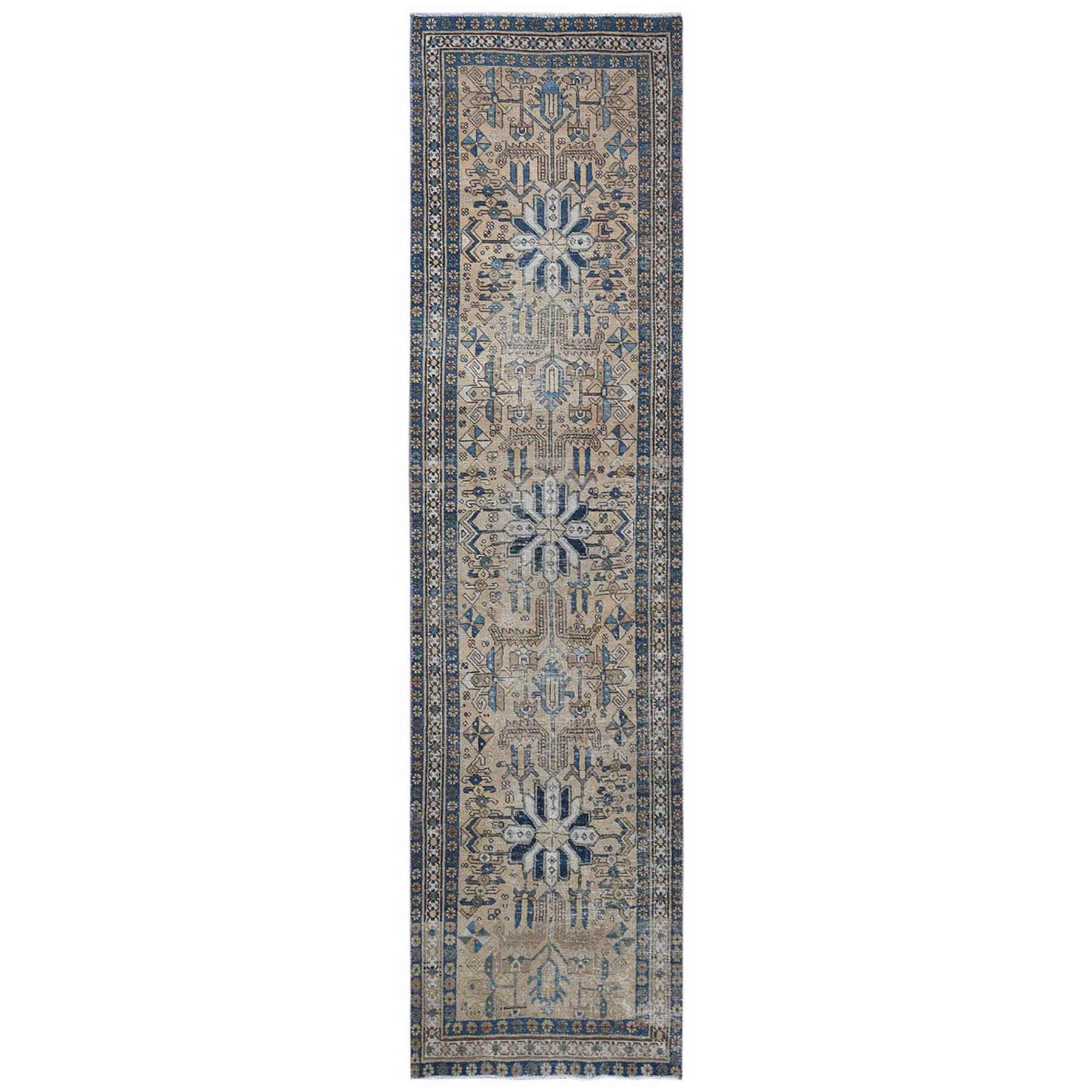 Fetneh Collection And Vintage Overdyed Collection Hand Knotted Brown Rug No: 1121854