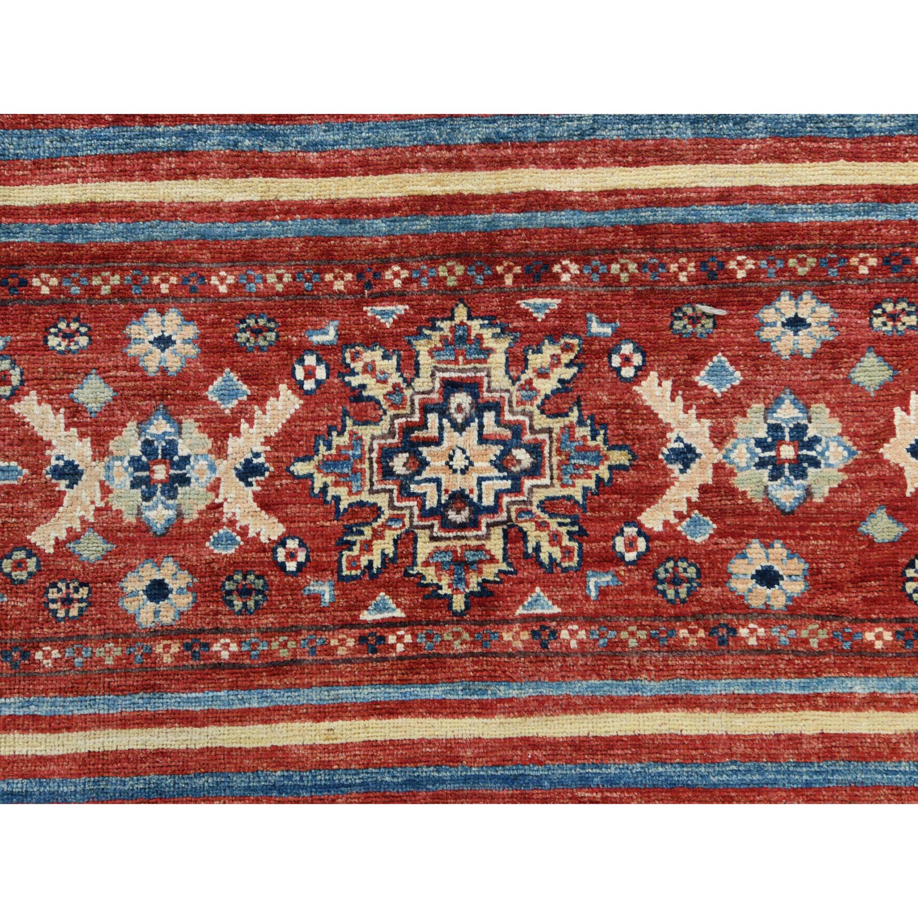 Caucasian Collection Hand Knotted Red 1122260 Rug