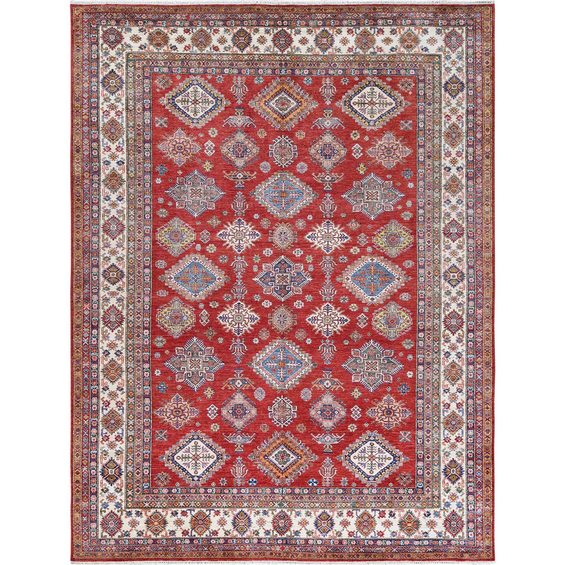Caucasian Collection Hand Knotted Red 1122302 Rug
