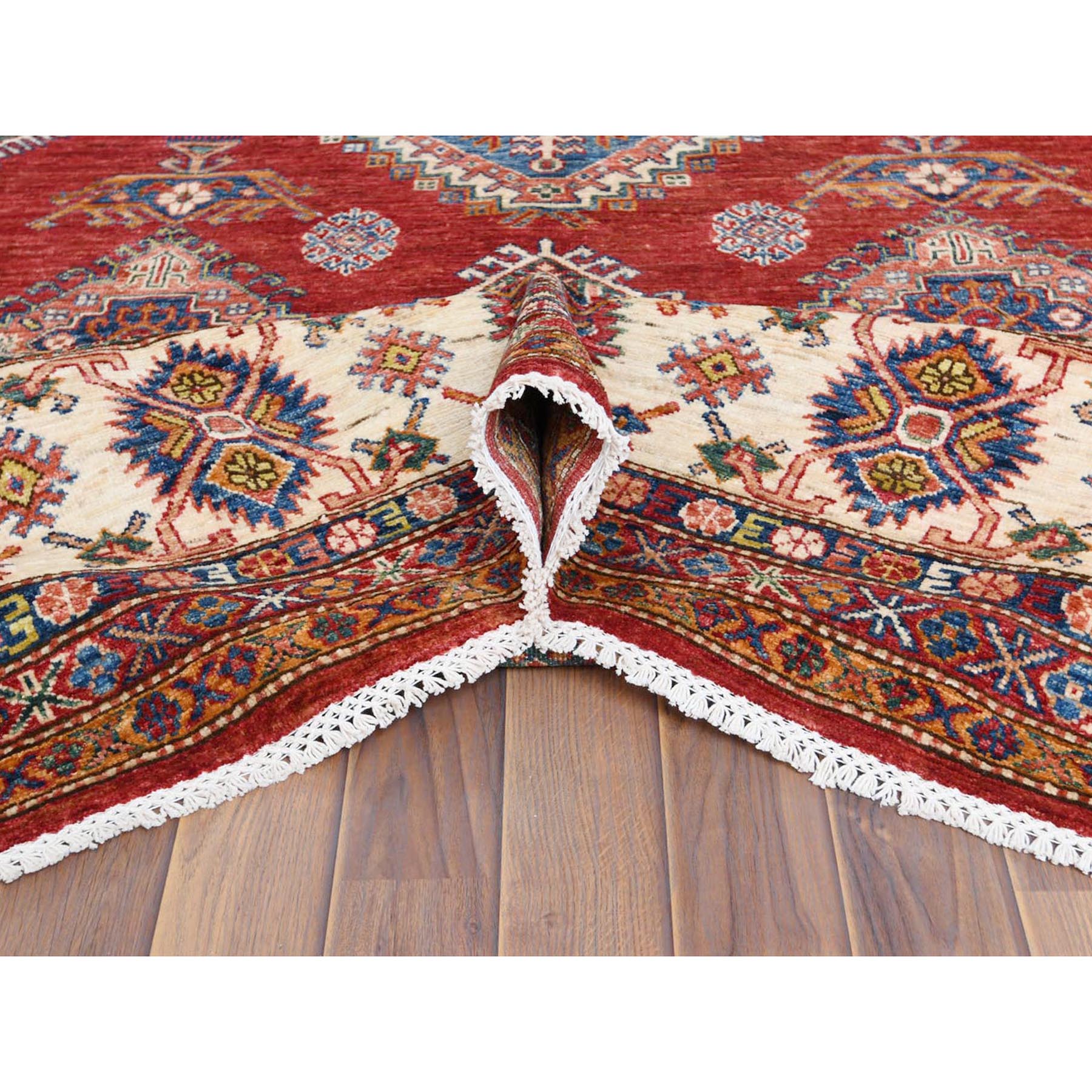 Caucasian Collection Hand Knotted Red 1122302 Rug
