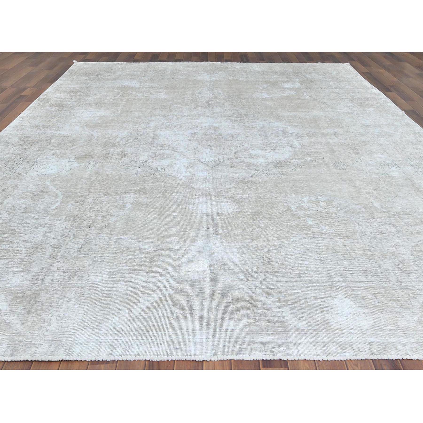 Fetneh Collection And Vintage Overdyed Collection Hand Knotted Ivory 1122430 Rug
